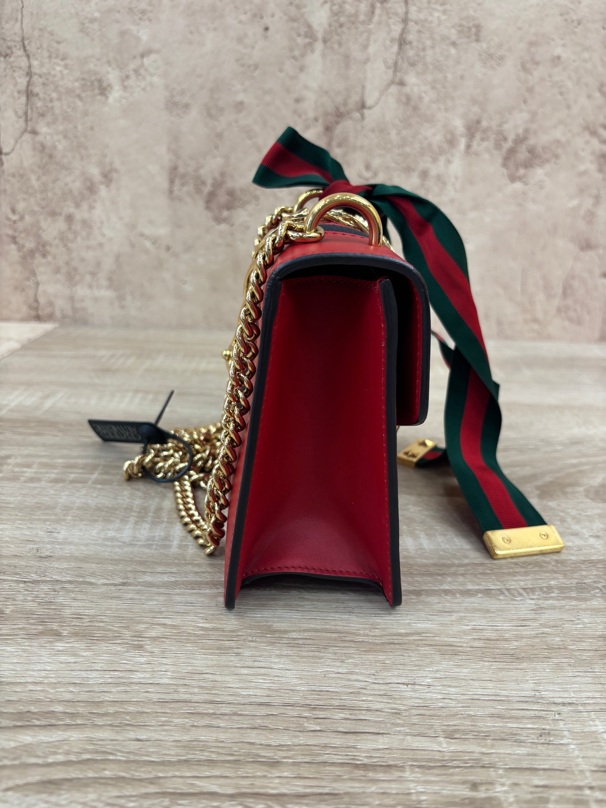 Gucci Red Sylvie Shoulder Bag