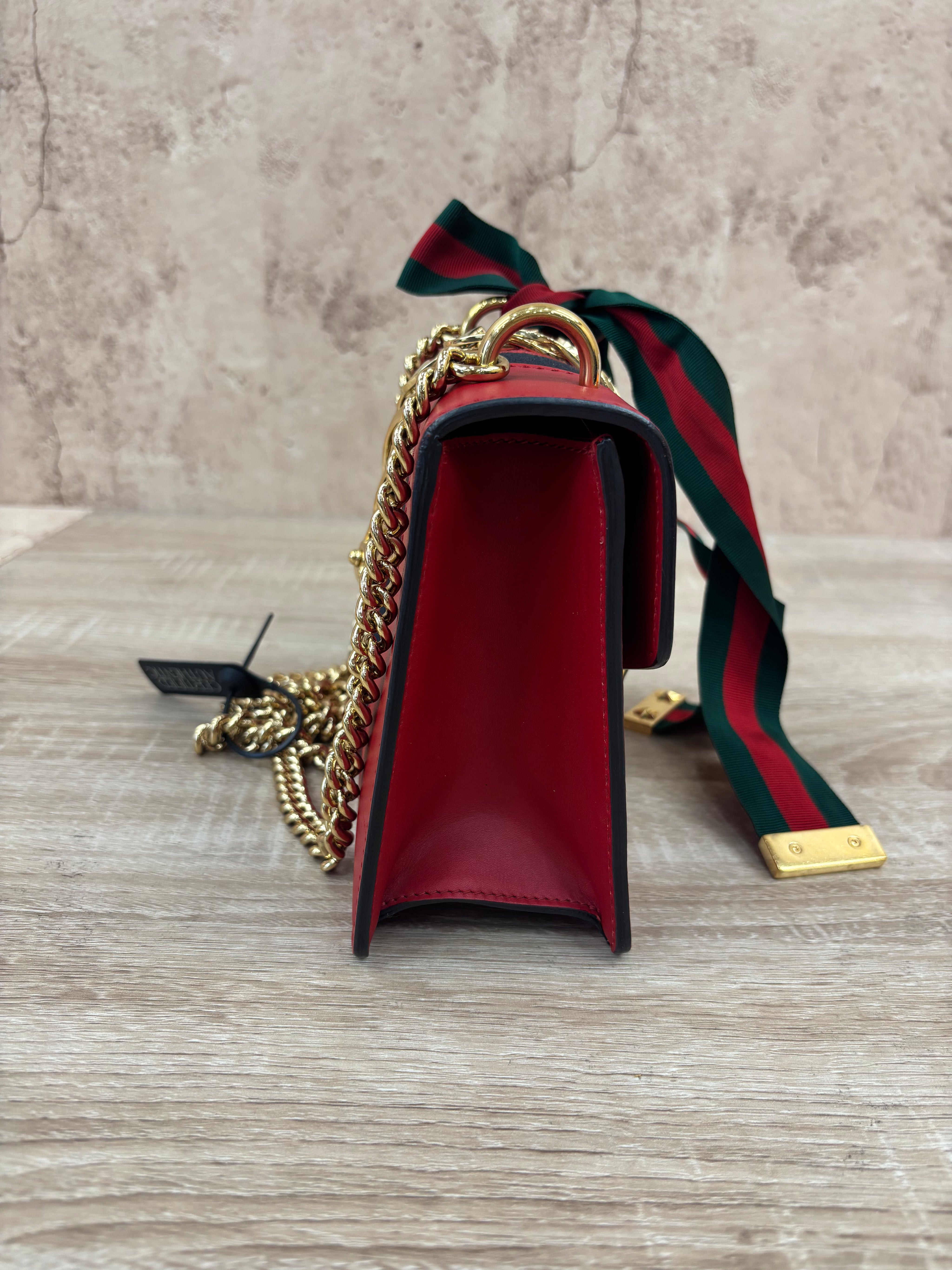Gucci Red Sylvie Shoulder Bag