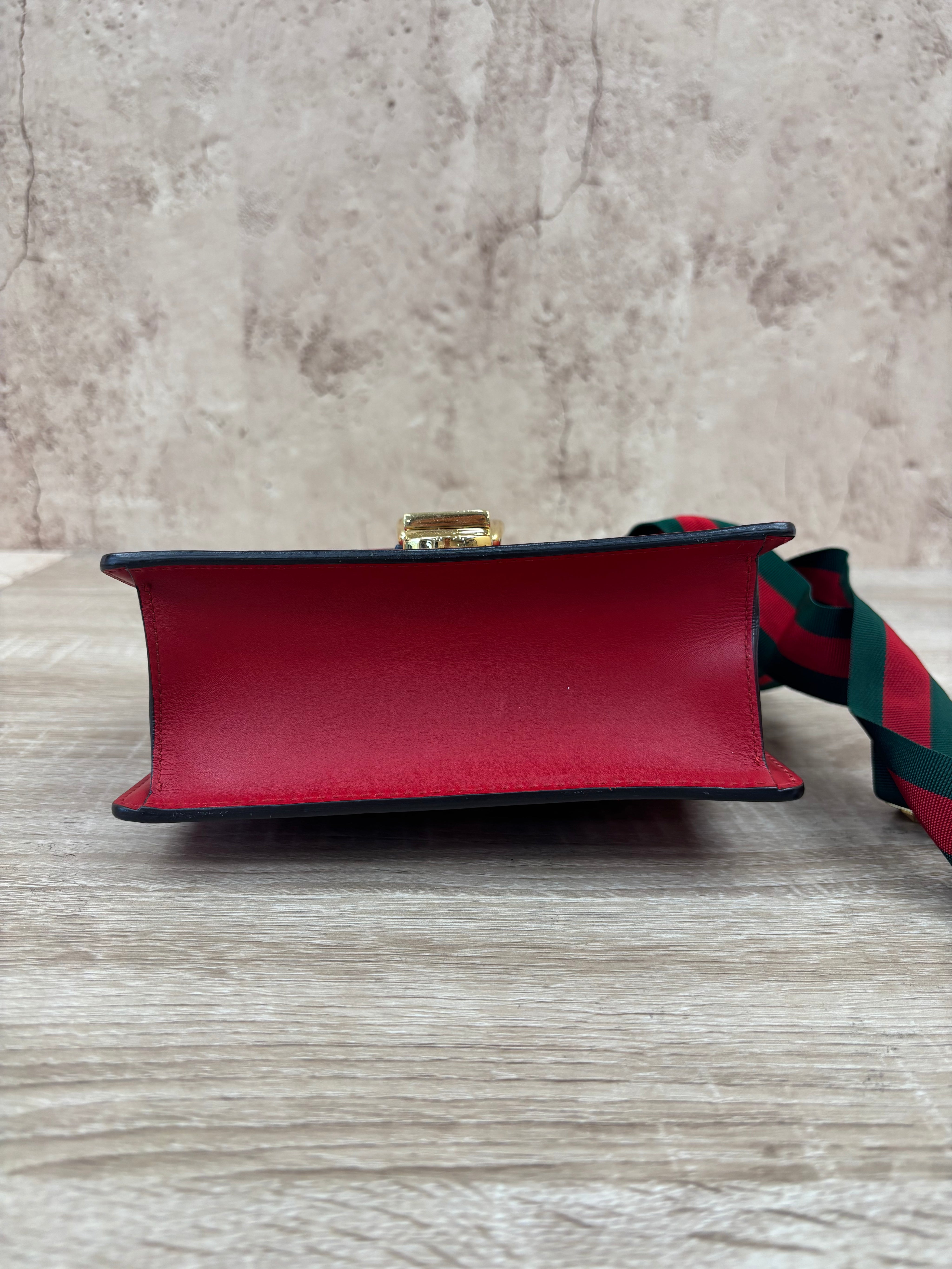 Gucci Red Sylvie Shoulder Bag