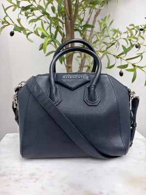 *DONS DROP* Givenchy Navy Leather Mini Antigona Two Way Bag
