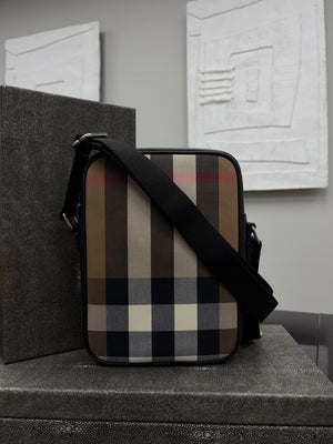 *DONS DROP* BRAND NEW Burberry Check Canvas & Leather Paddy Crossbody