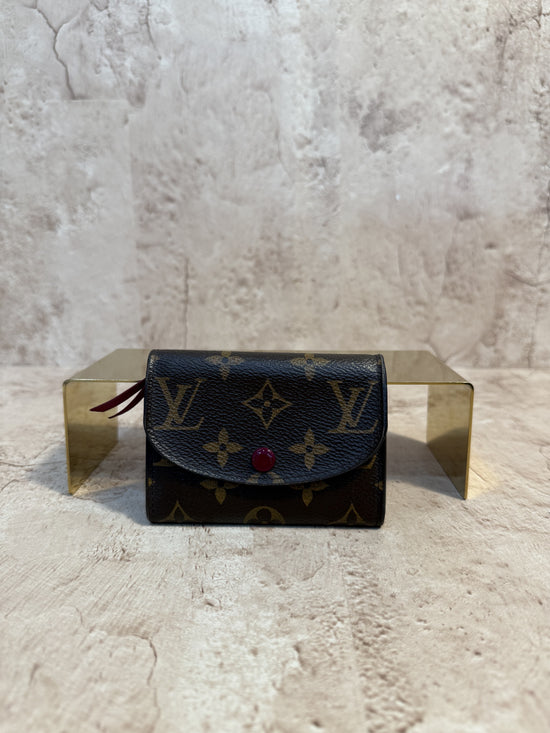 Louis Vuitton Monogram Fuschia Rosalie Wallet