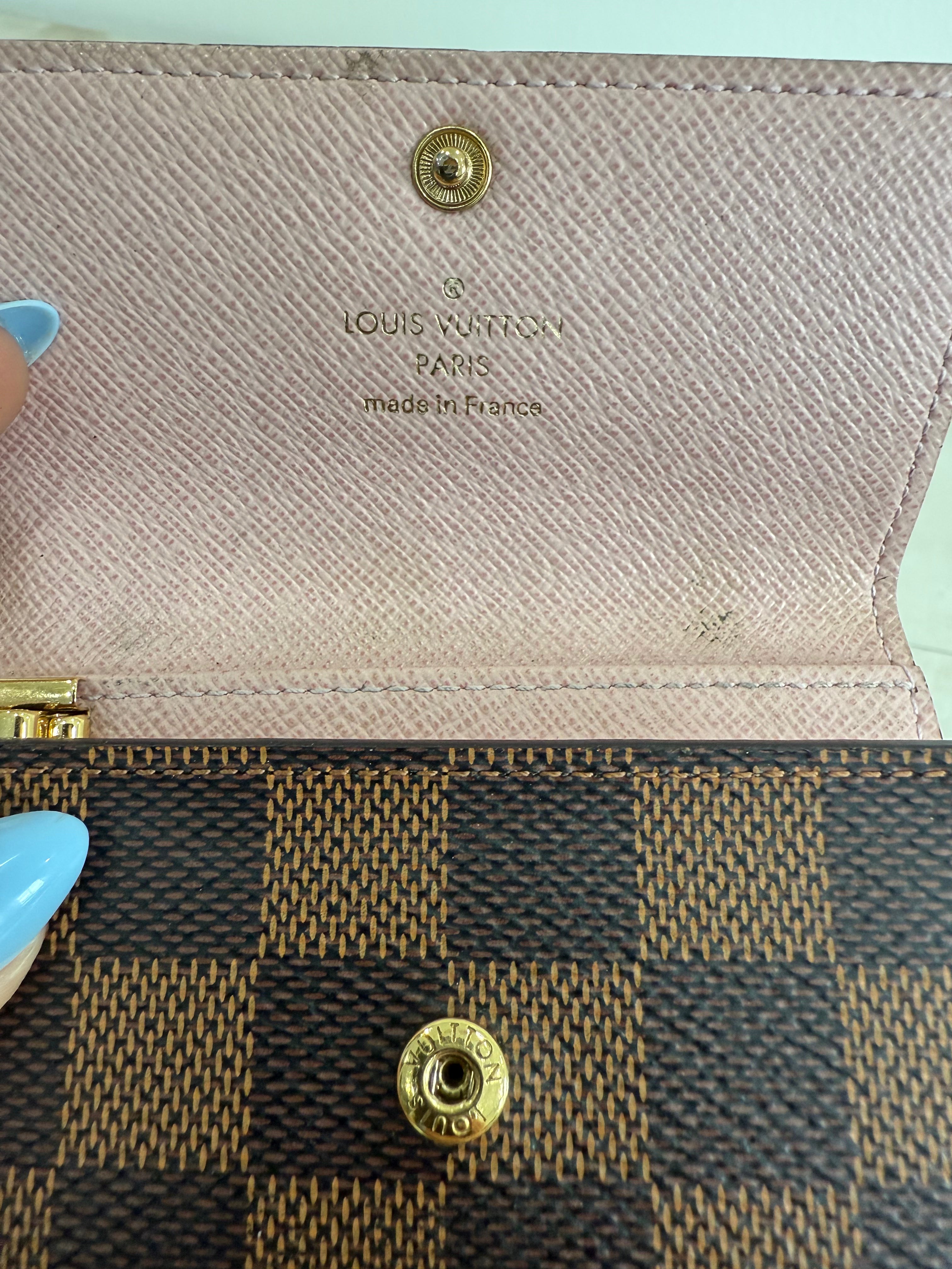 Louis Vuitton Damier Ebene & Ballerine Key Holder