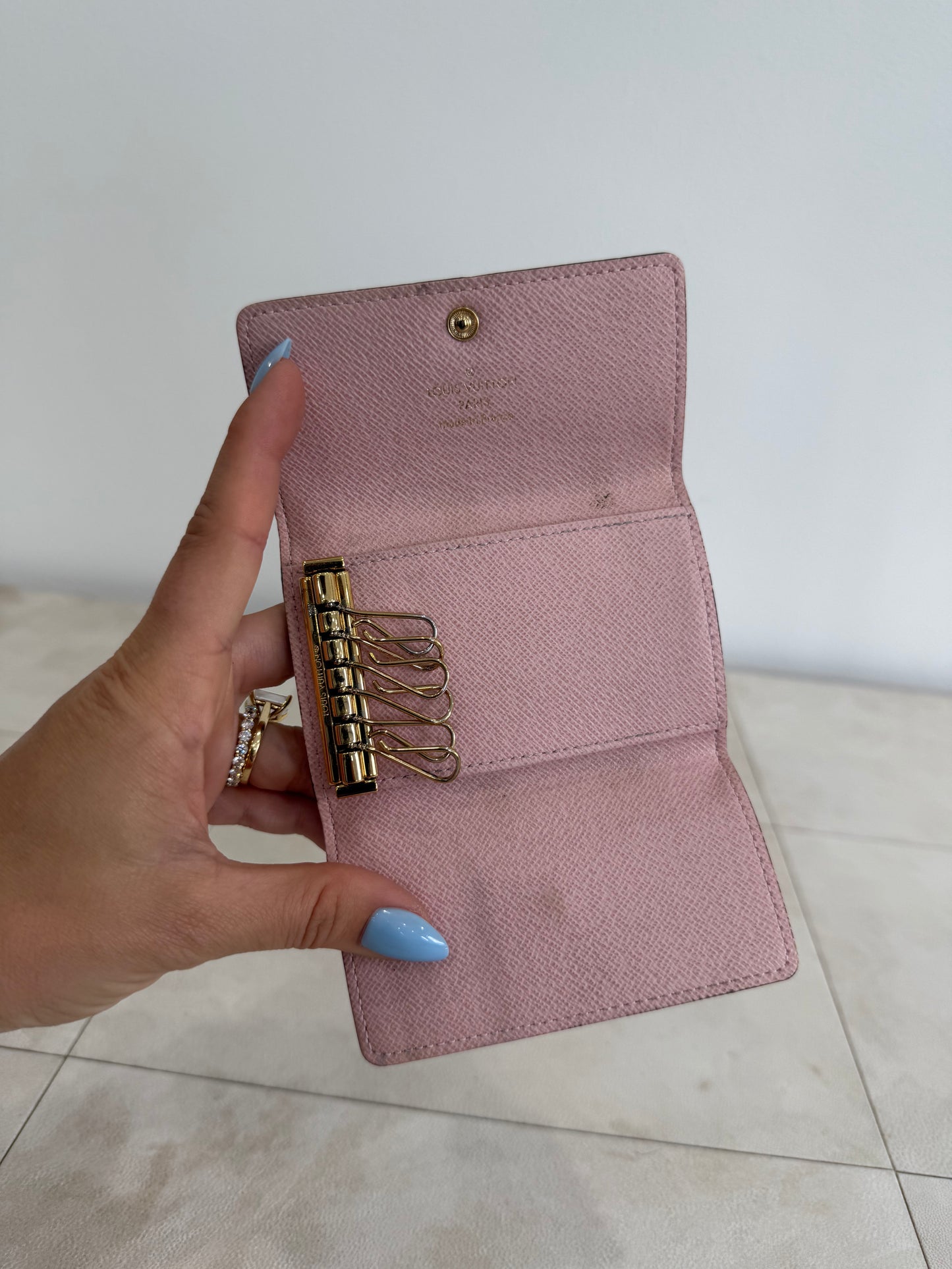Louis Vuitton Damier Ebene & Ballerine Key Holder