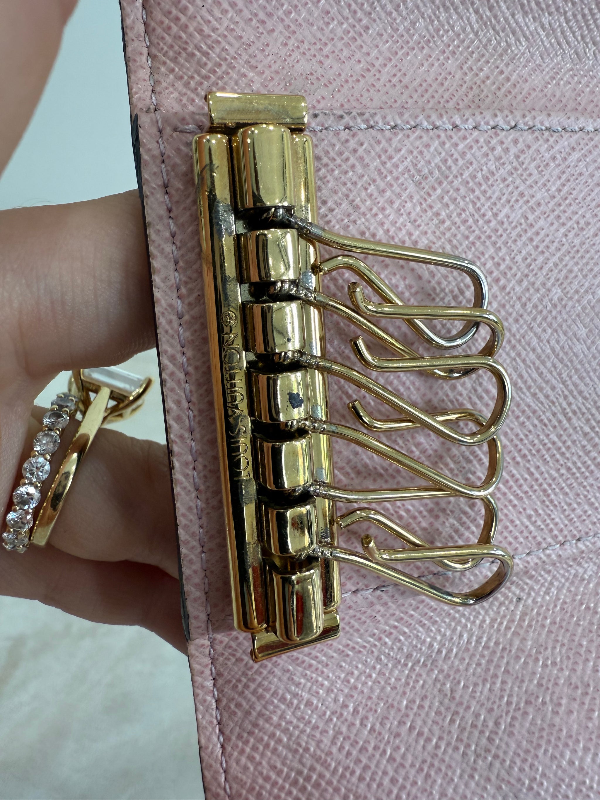 Louis Vuitton Damier Ebene & Ballerine Key Holder