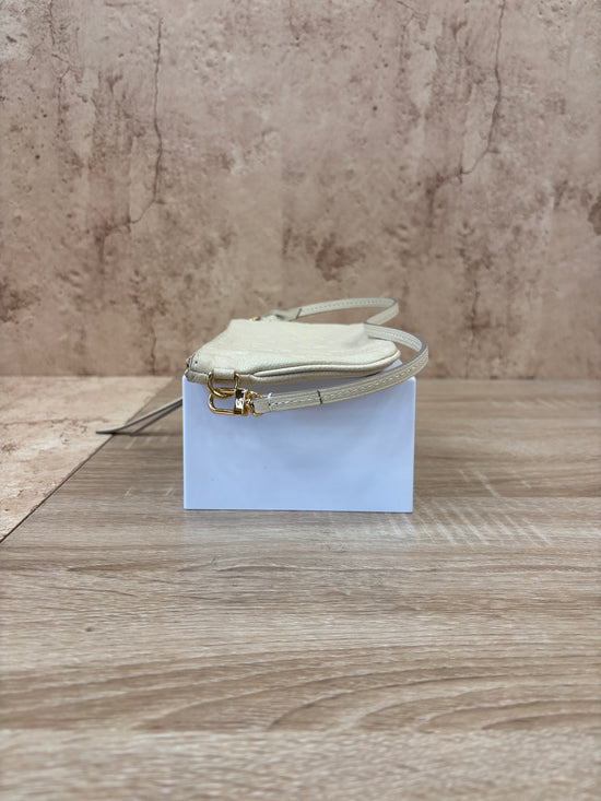 Louis Vuitton Cream Empreinte Leather Pochette