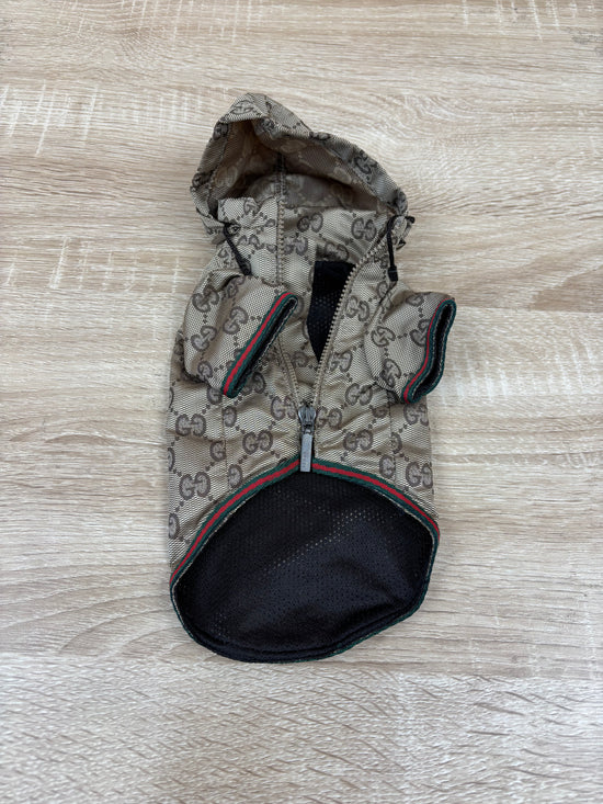 Gucci GG Print Pet Rain Coat