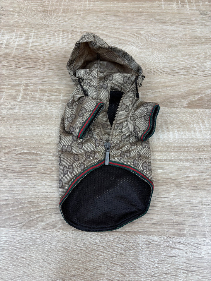 Gucci GG Print Pet Rain Coat