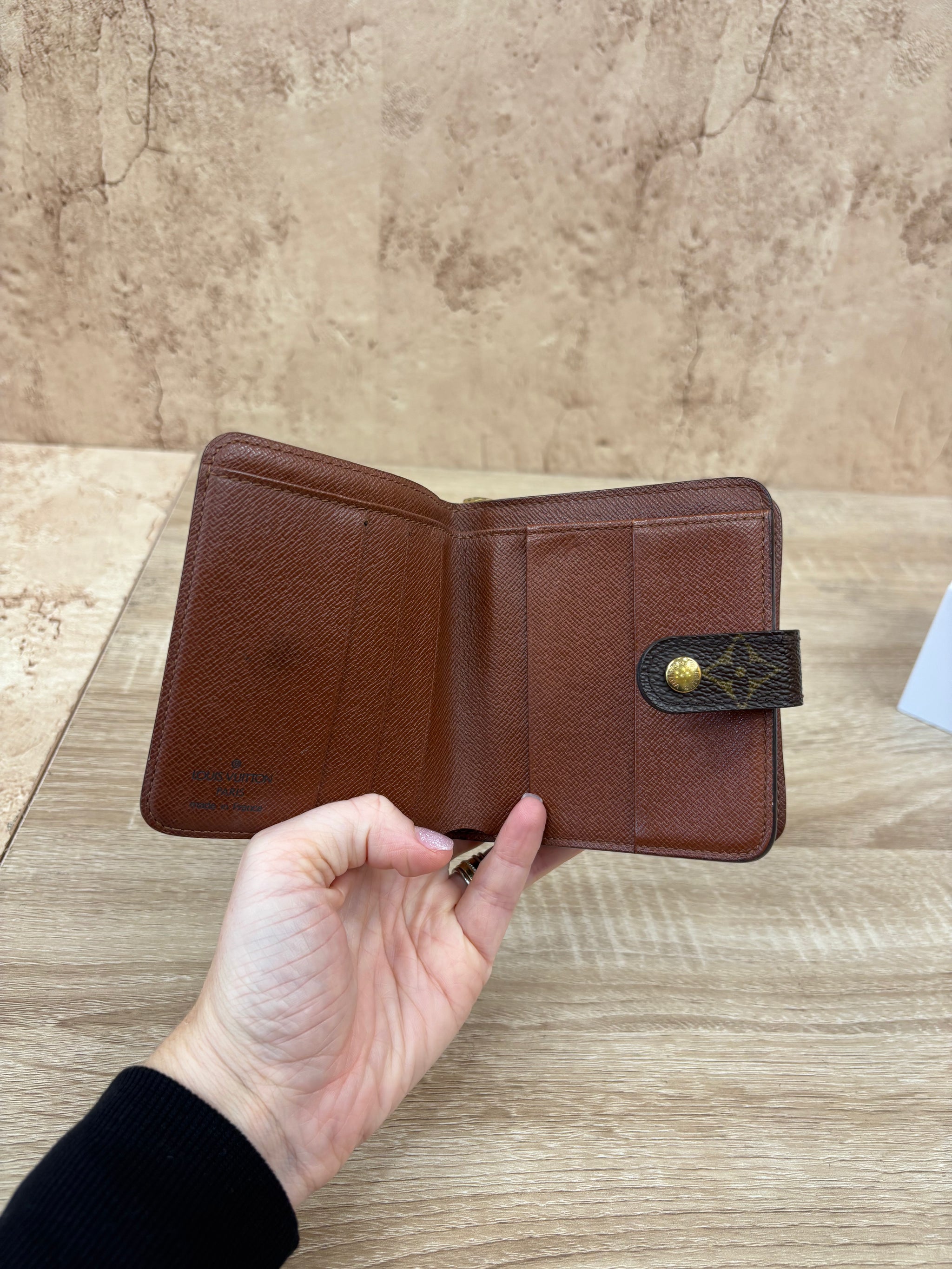 Louis Vuitton Monogram Compact Zip Wallet