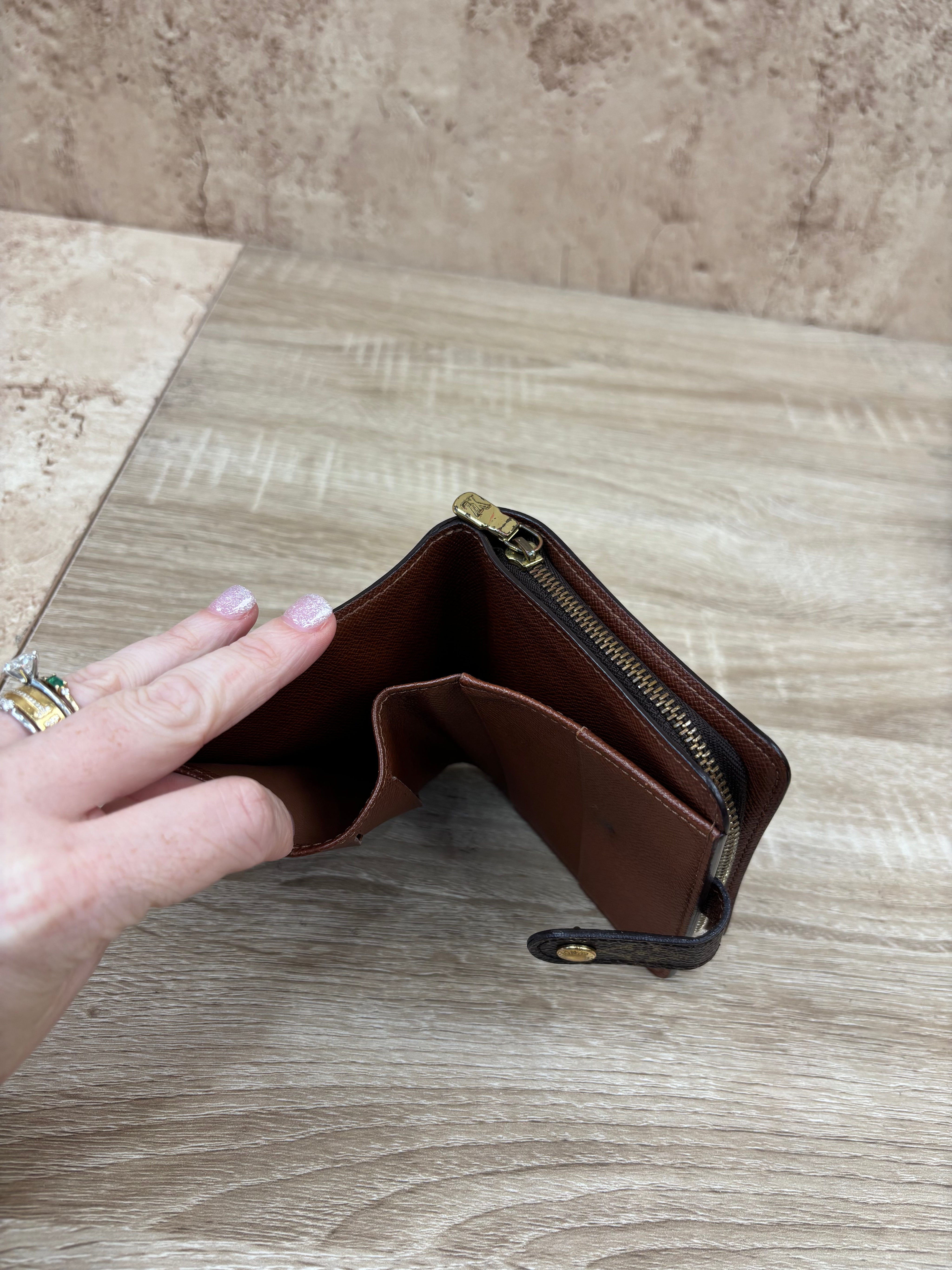 Louis Vuitton Monogram Compact Zip Wallet