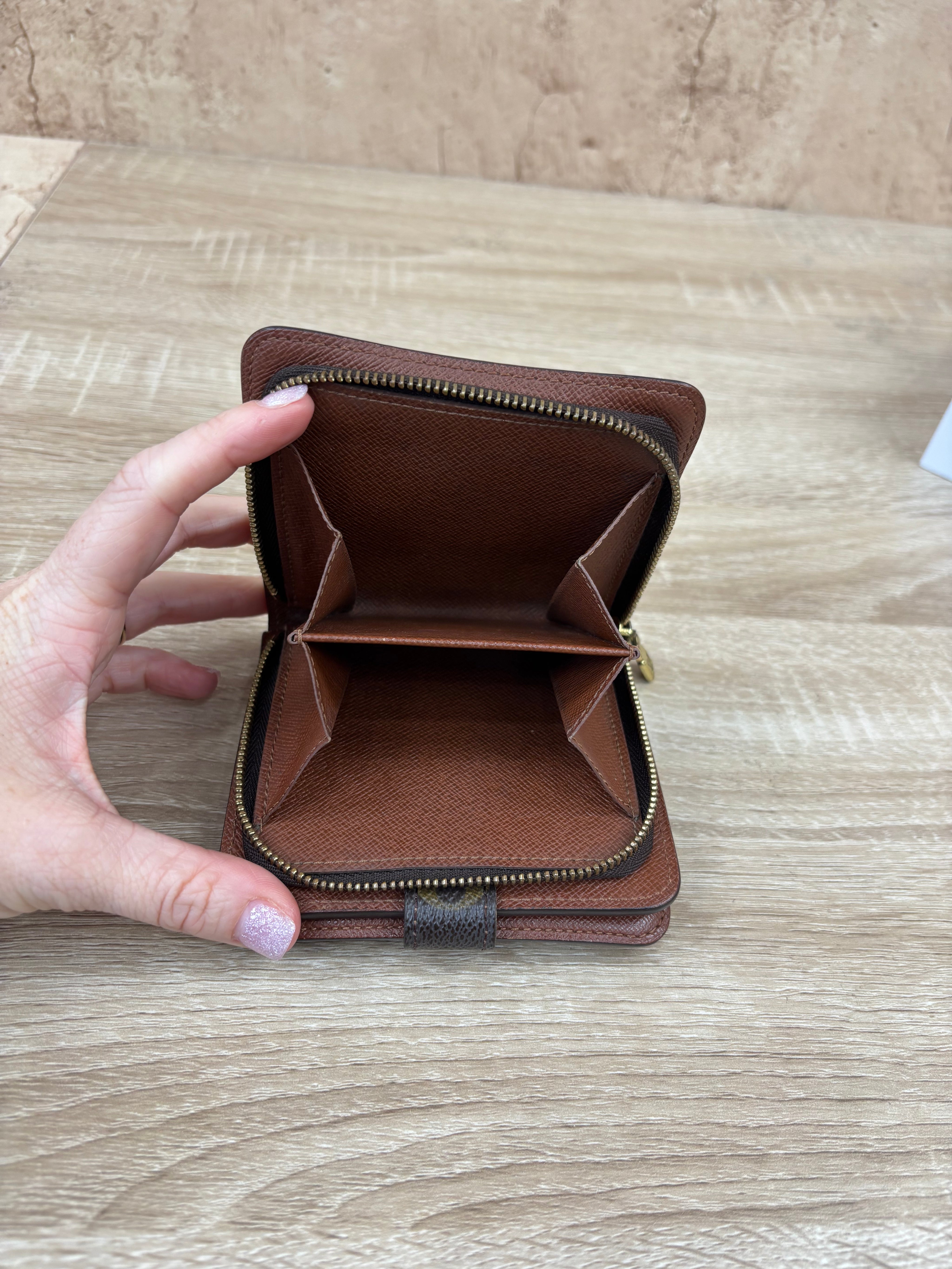Louis Vuitton Monogram Compact Zip Wallet