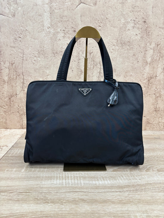 Prada Black Nylon Tote