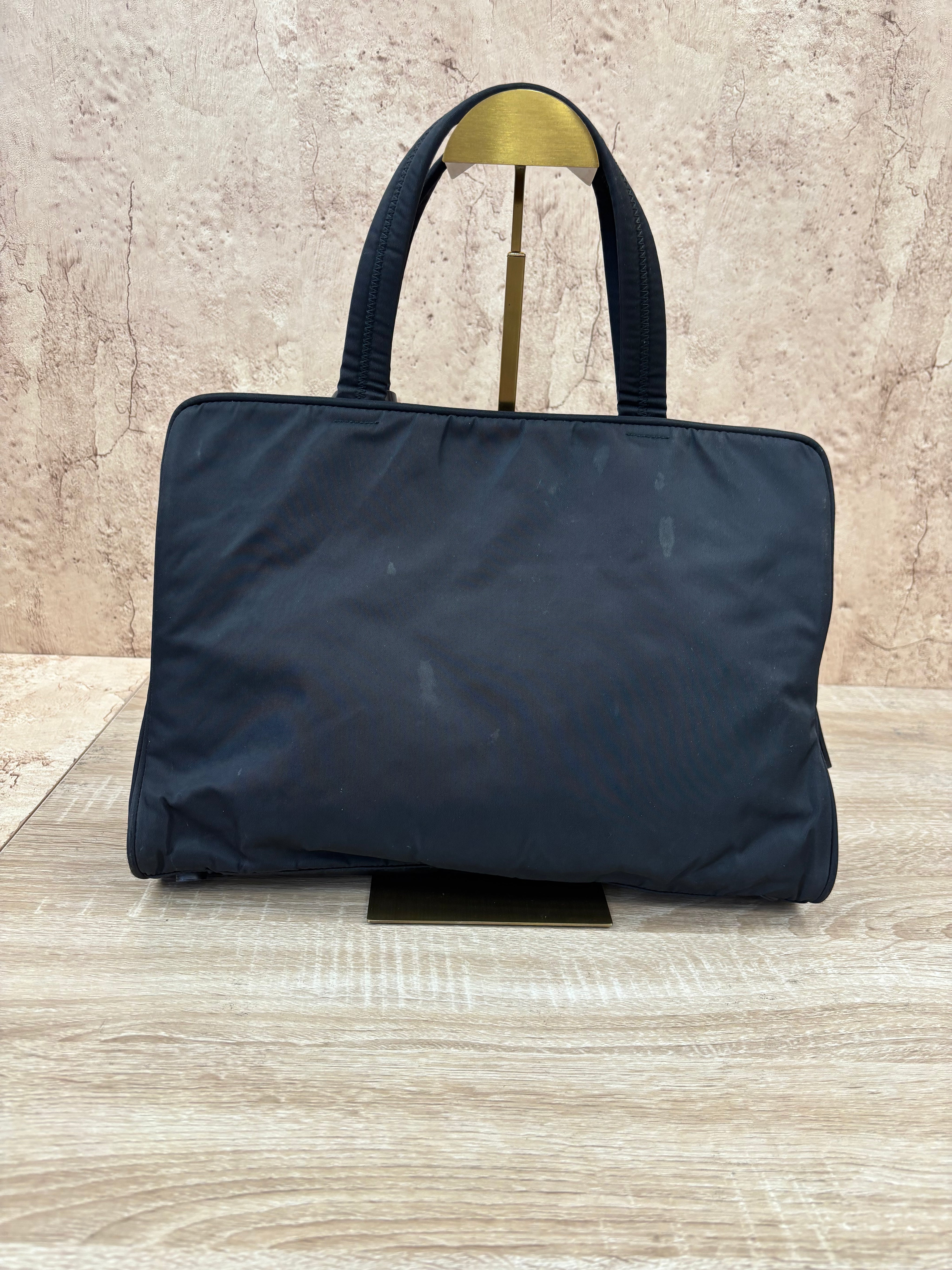 Prada Black Nylon Tote