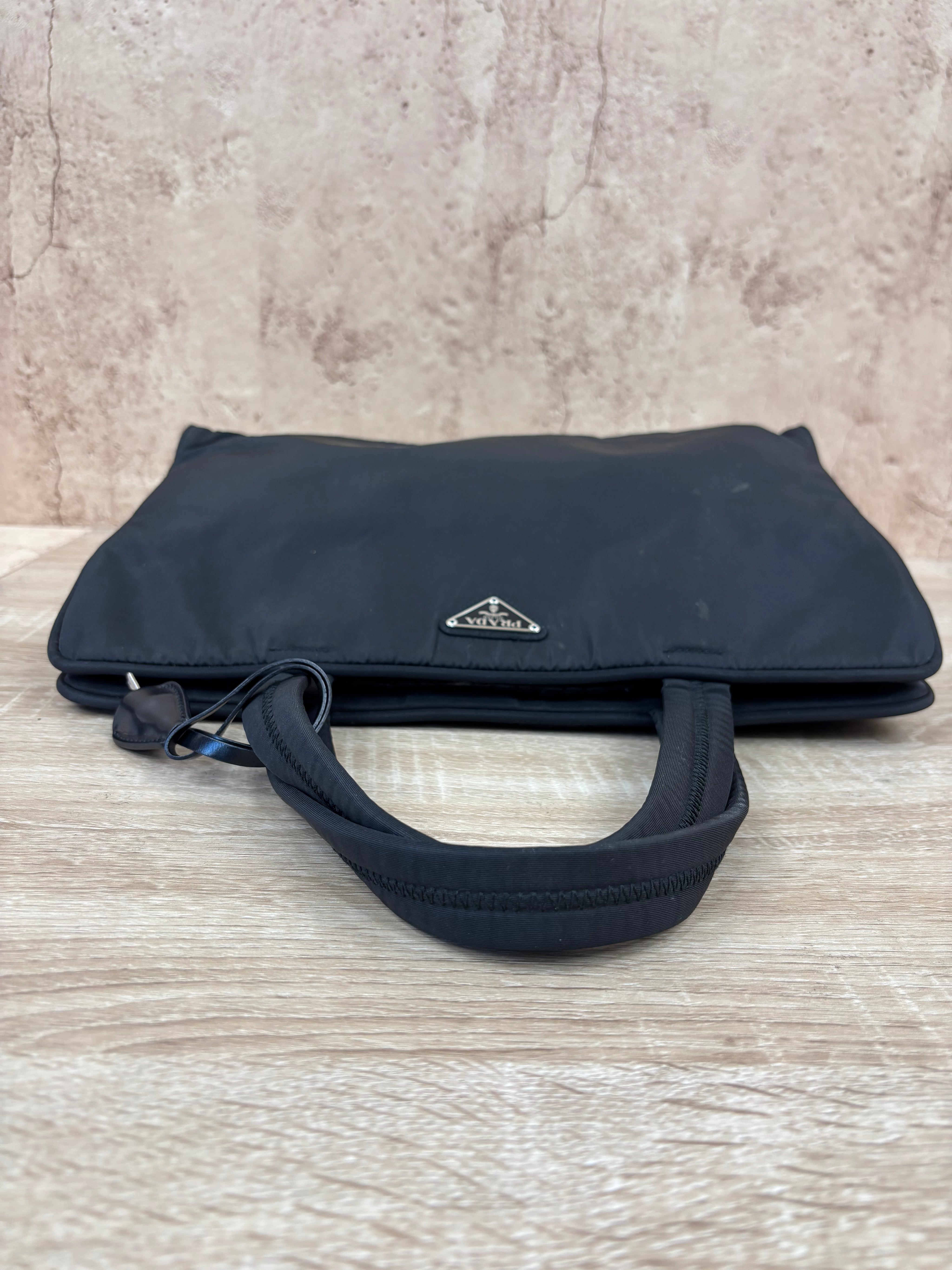 Prada Black Nylon Tote