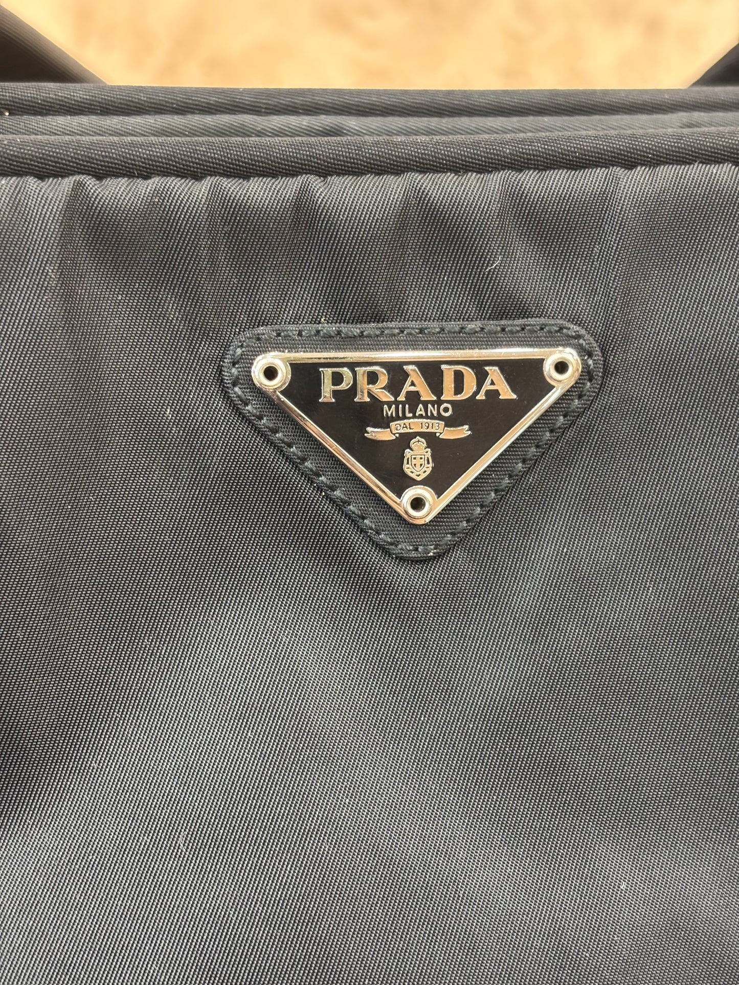 Prada Black Nylon Tote