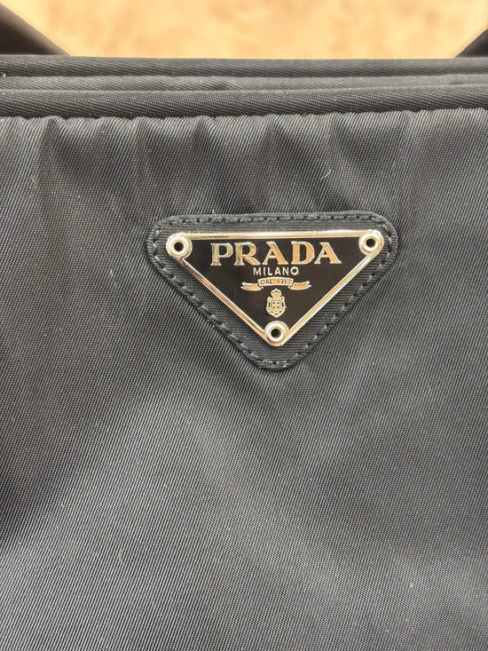 Prada Black Nylon Tote