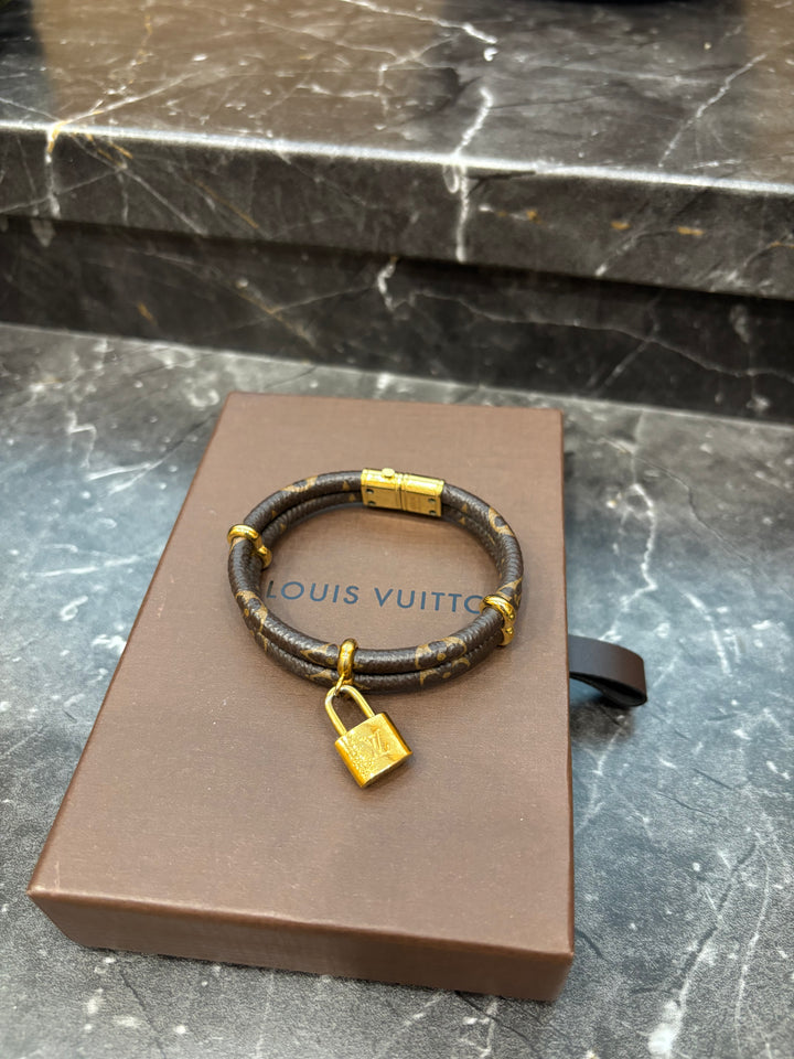 Louis Vuitton Monogram Bracelet With Lock