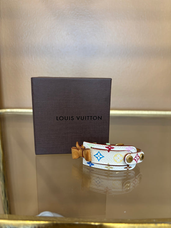 Louis Vuitton White Multicolor Murakami Bracelet