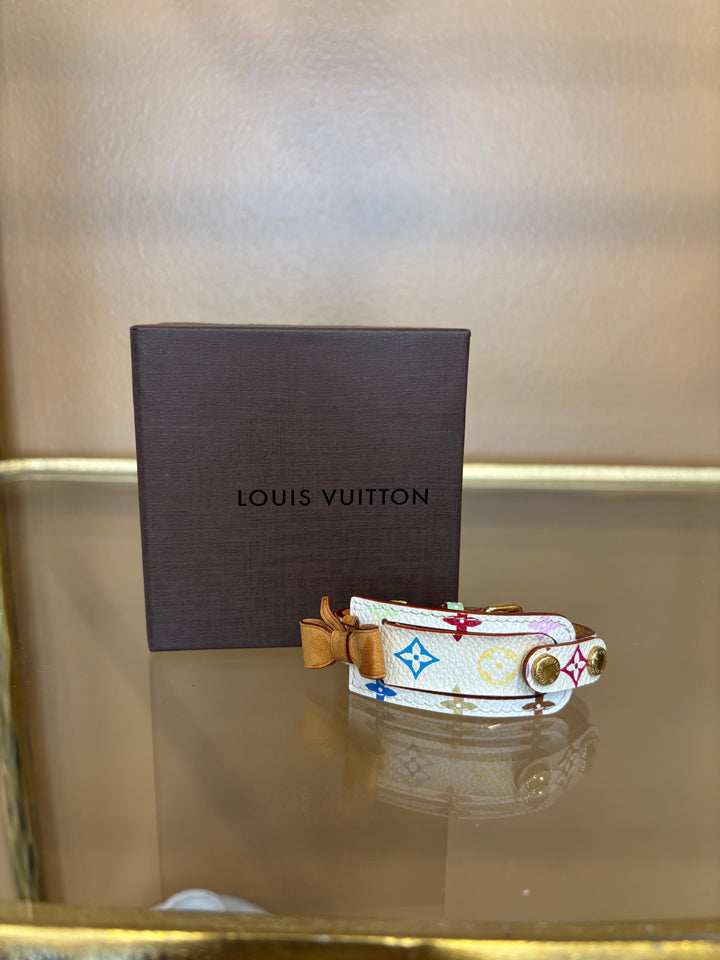 Louis Vuitton White Multicolor Murakami Bracelet