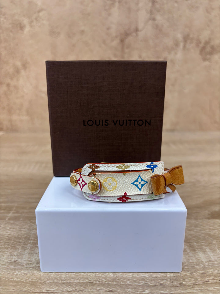 Louis Vuitton White Multicolor Murakami Bracelet