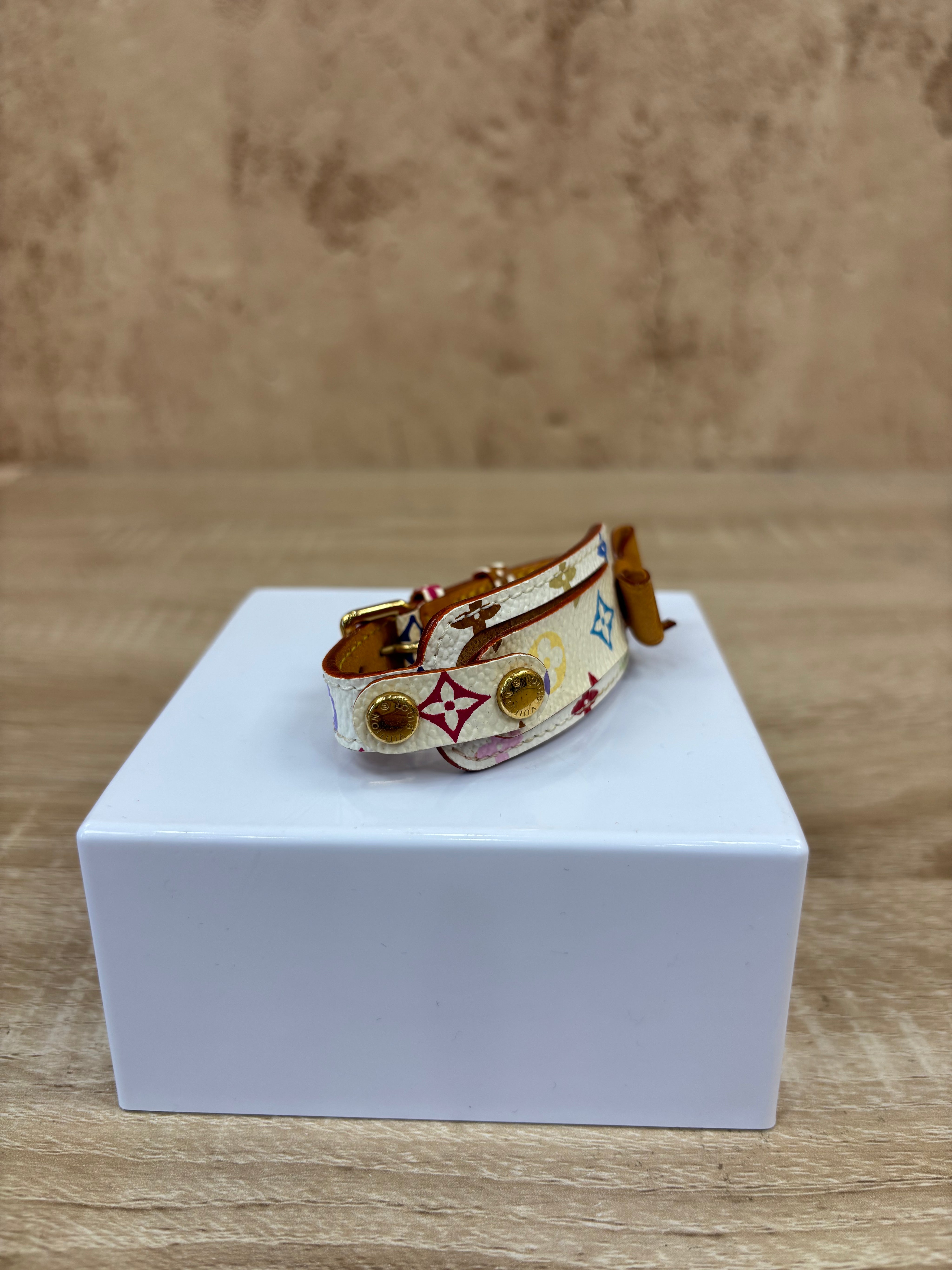 Louis Vuitton White Multicolor Murakami Bracelet