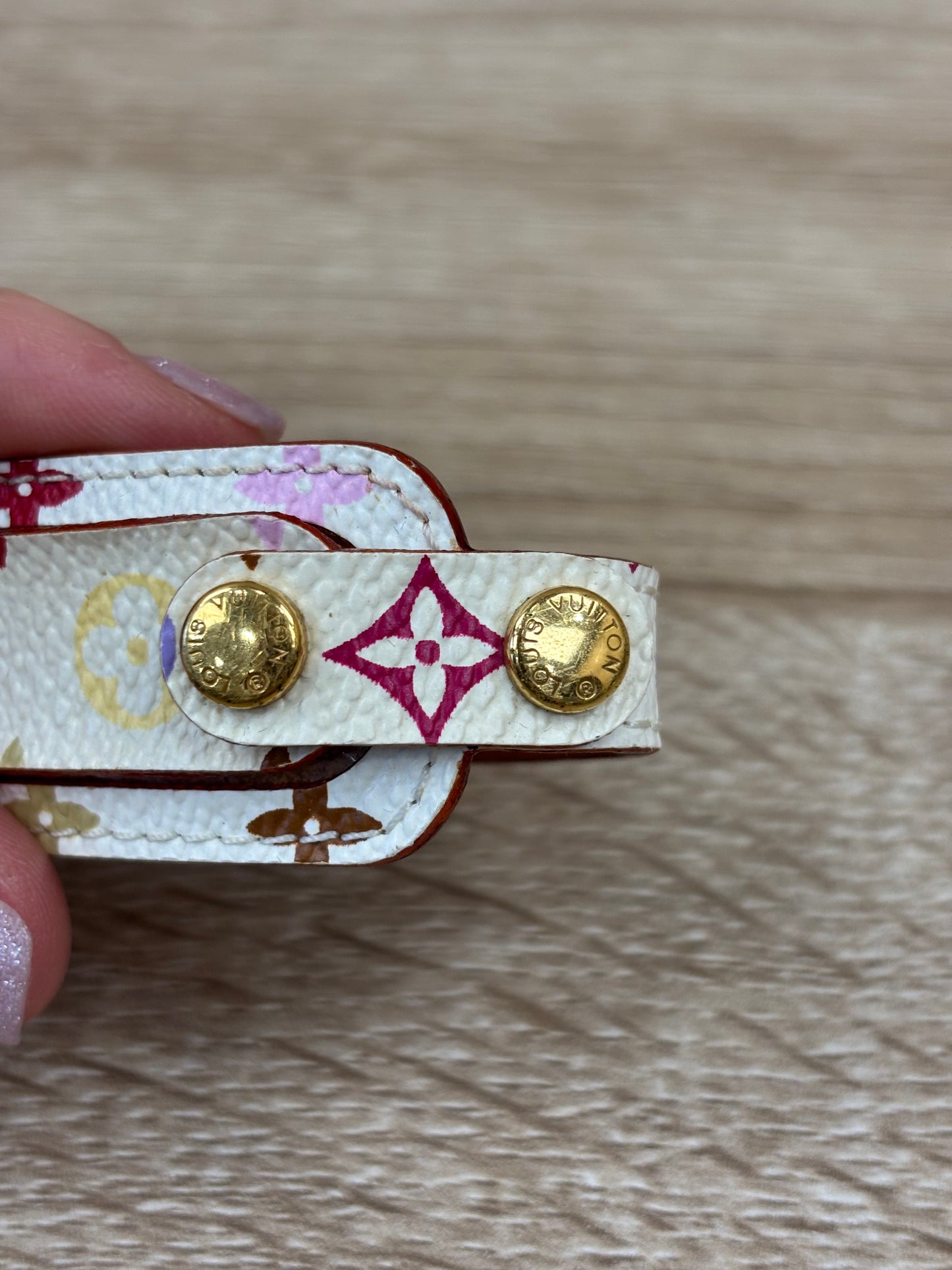Louis Vuitton White Multicolor Murakami Bracelet