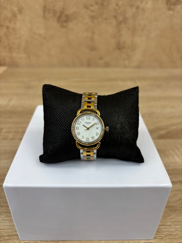 Hermes Gold And Silver Watch
