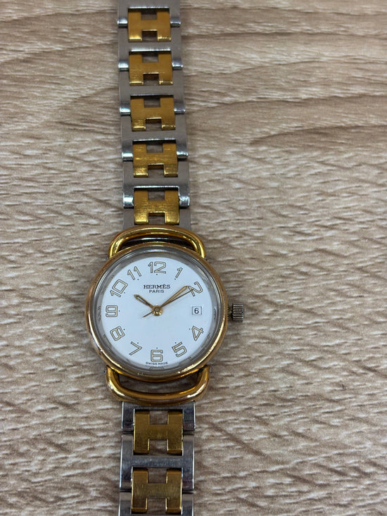 Hermes Gold And Silver Watch