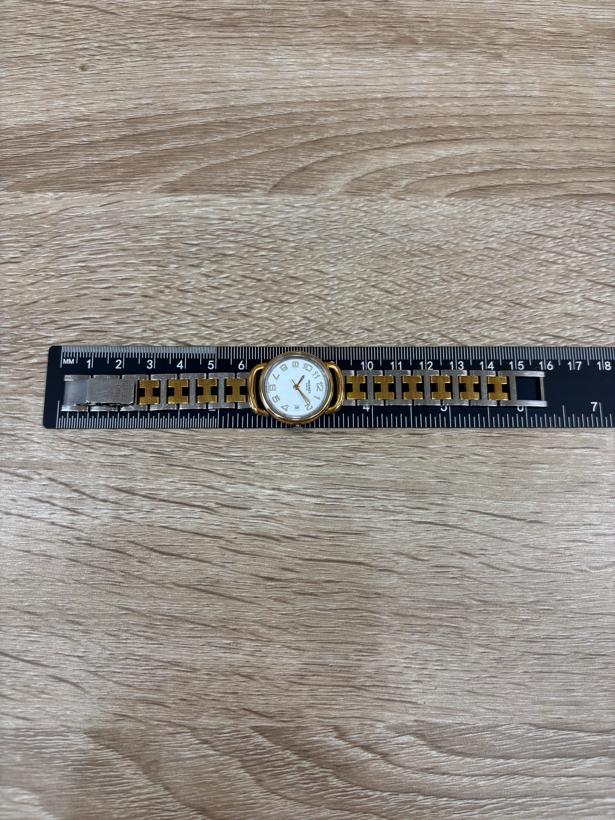 Hermes Gold And Silver Watch