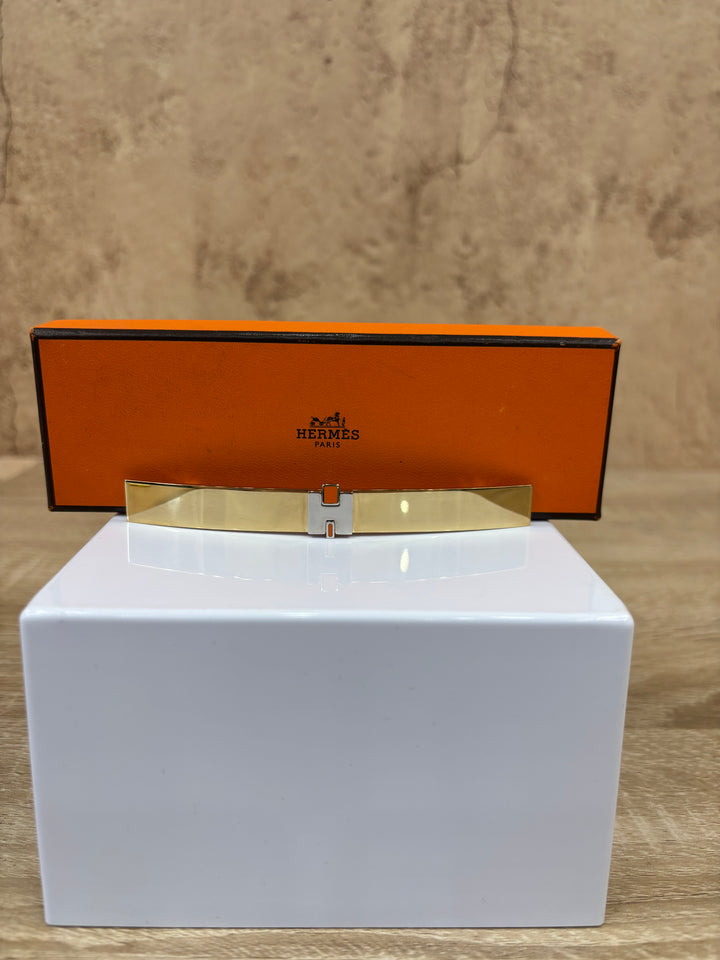 Hermes Gold And Silver Eileen Hair Clip