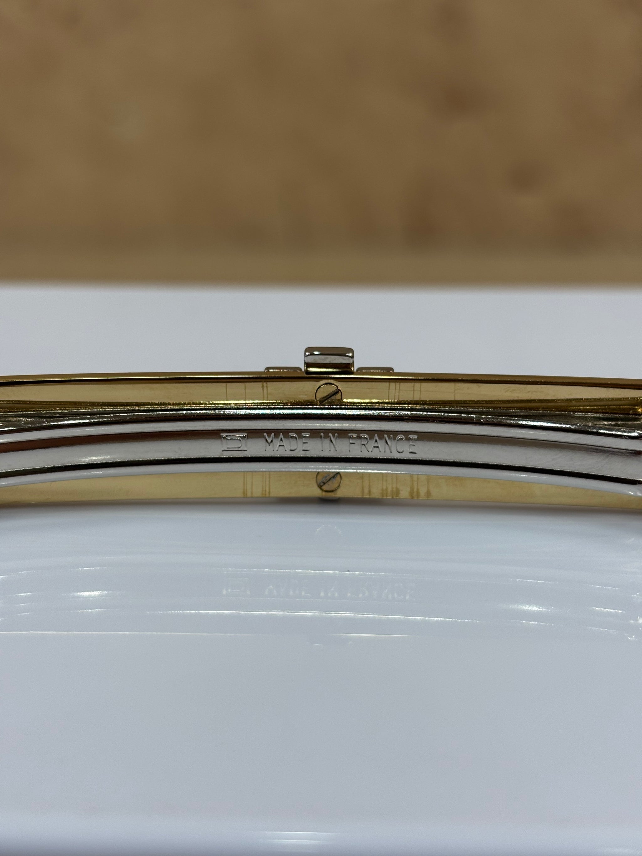 Hermes Gold And Silver Eileen Hair Clip