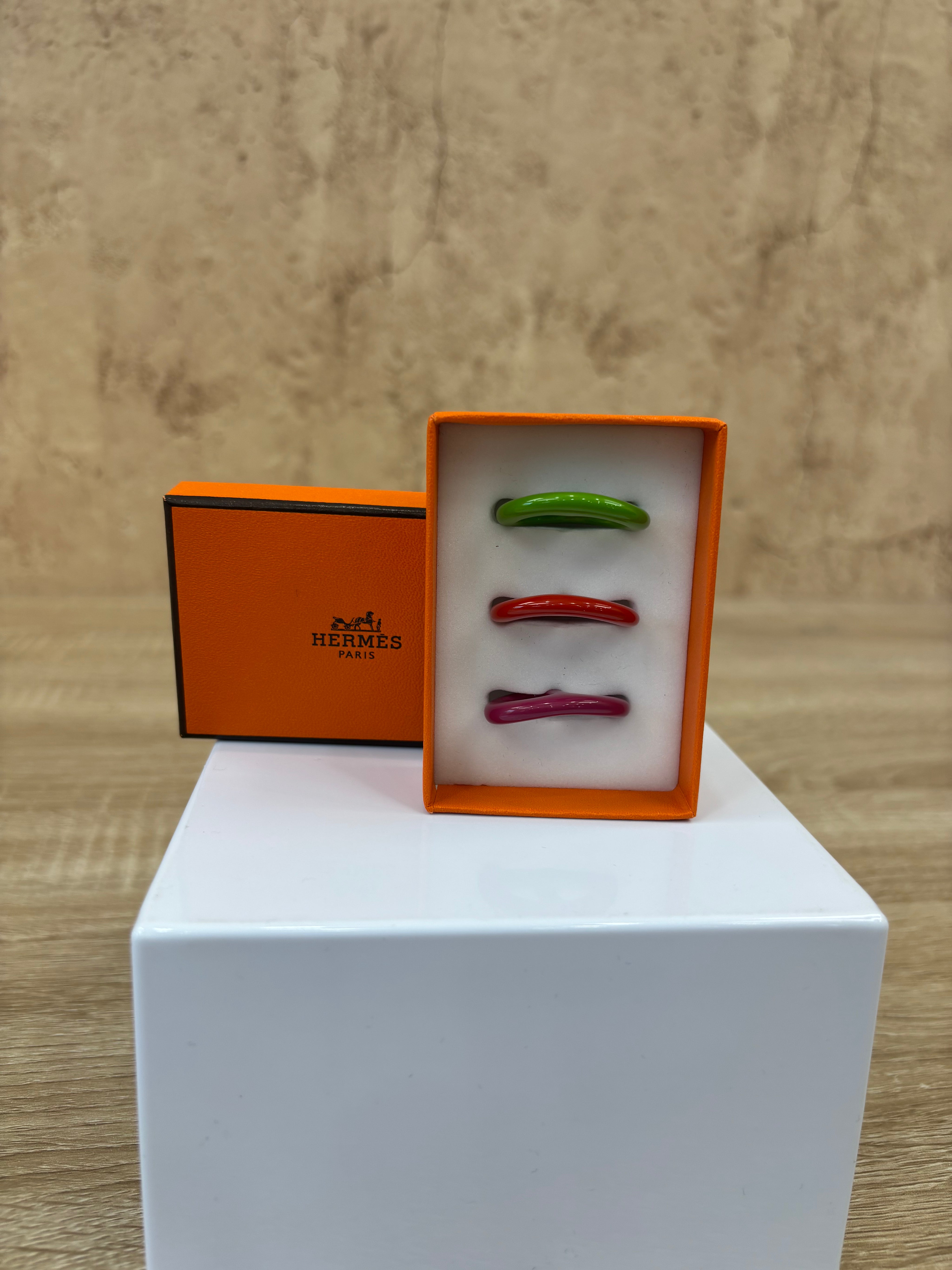 Hermes Multi Colored Tribord Scarf Rings