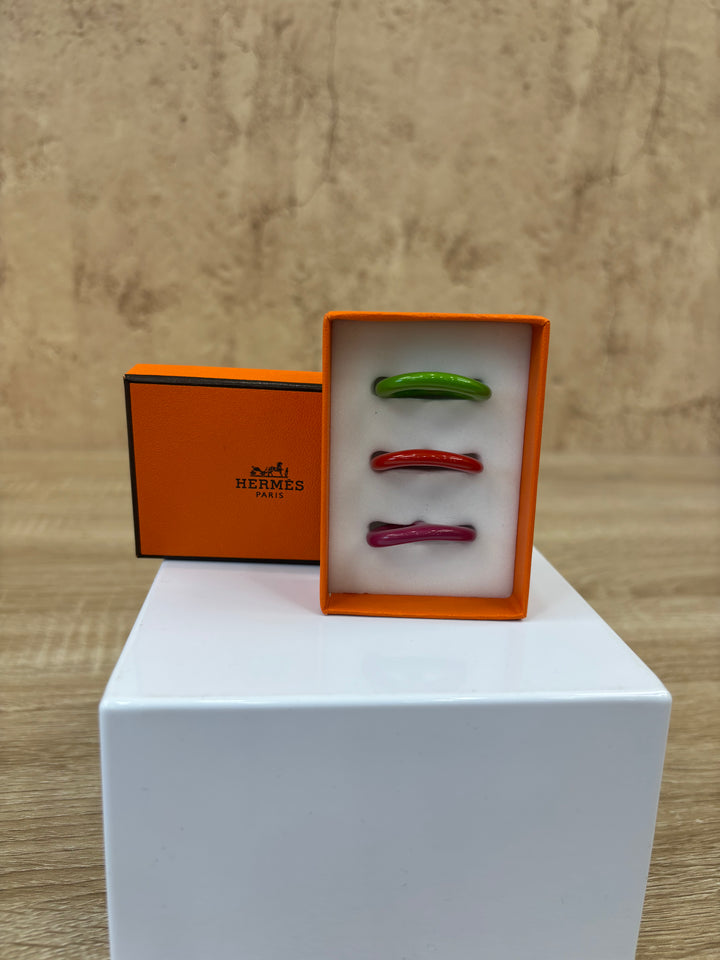 Hermes Multi Colored Tribord Scarf Rings