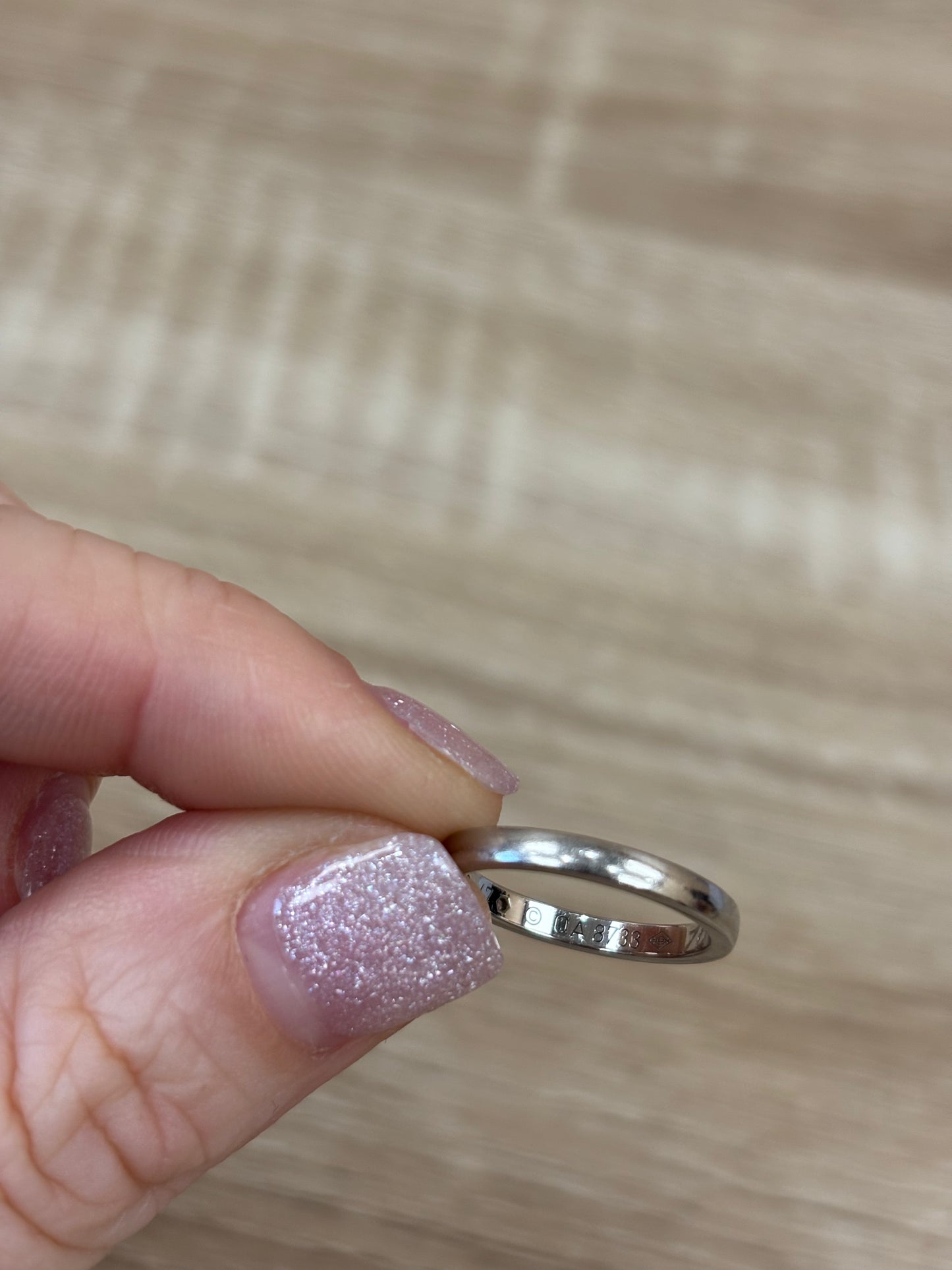 Cartier Platinum And Diamond Ring