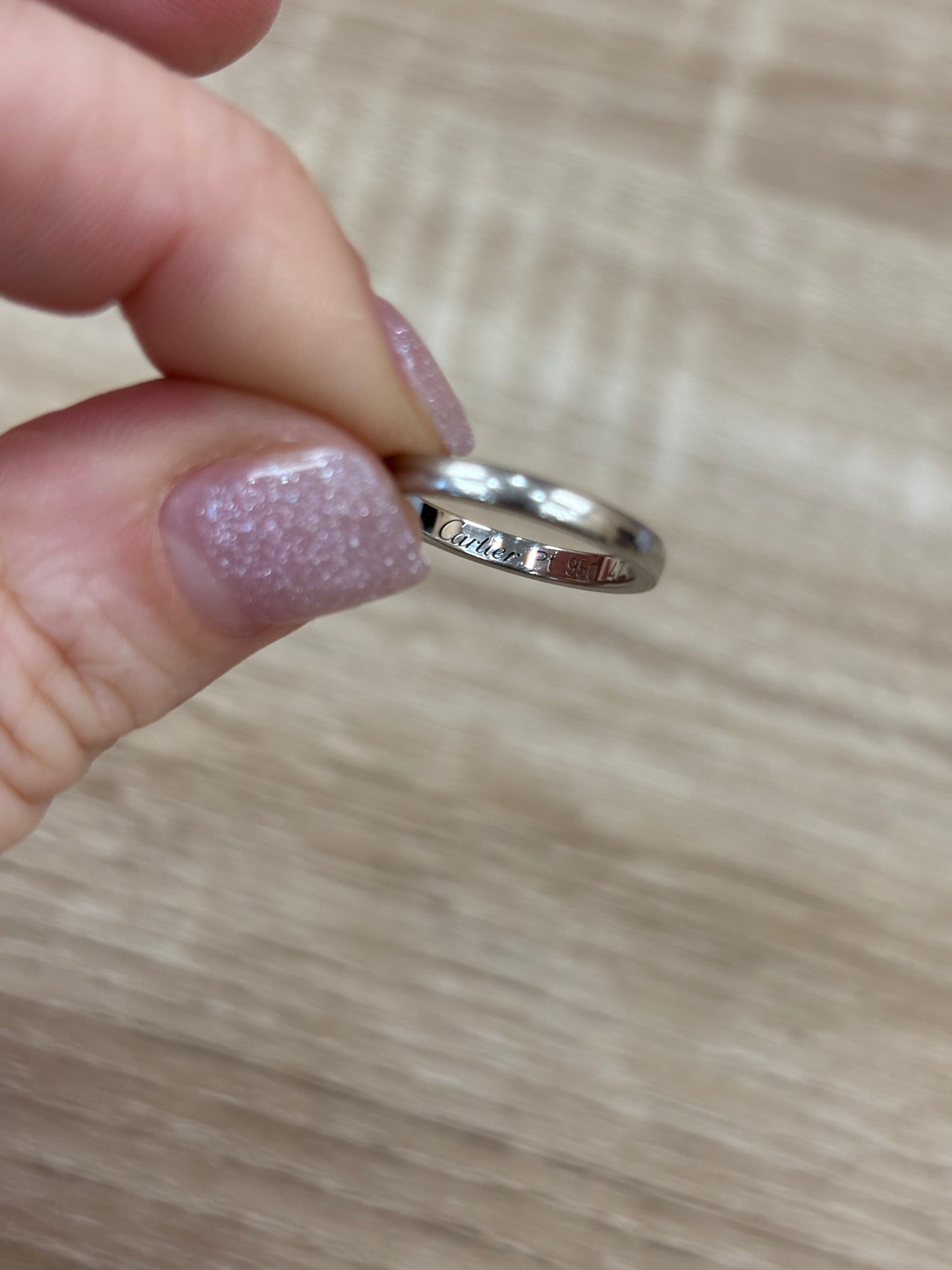 Cartier Platinum And Diamond Ring