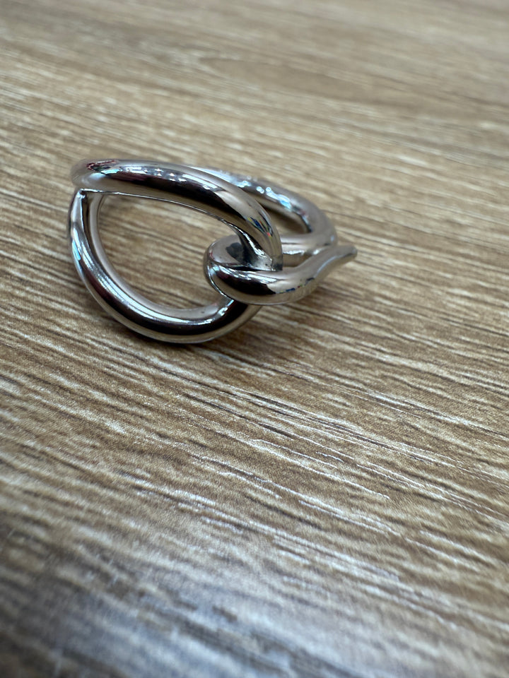 Hermes Silver Jumbo Hook Scarf Ring