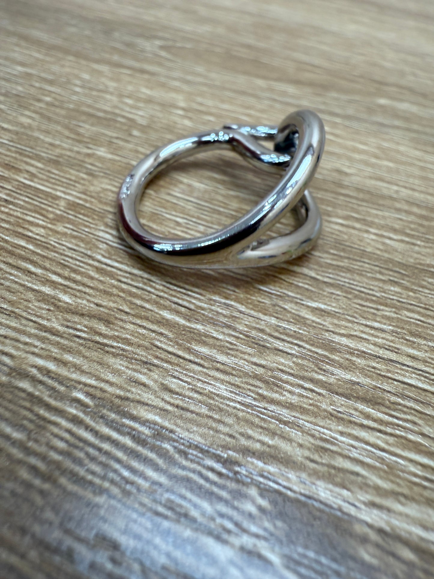 Hermes Silver Jumbo Hook Scarf Ring