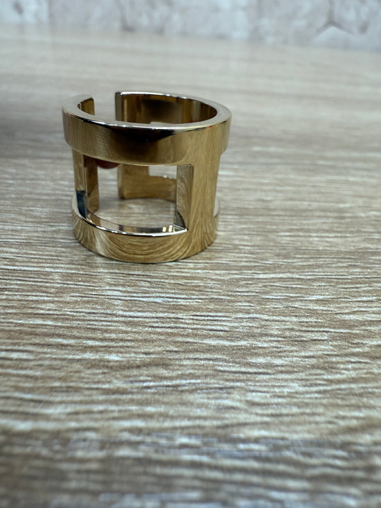 Hermes Pearl in H Gold Scarf Ring