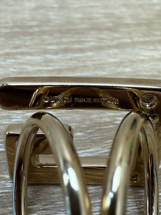 Gucci Gold Tone Scarf Ring