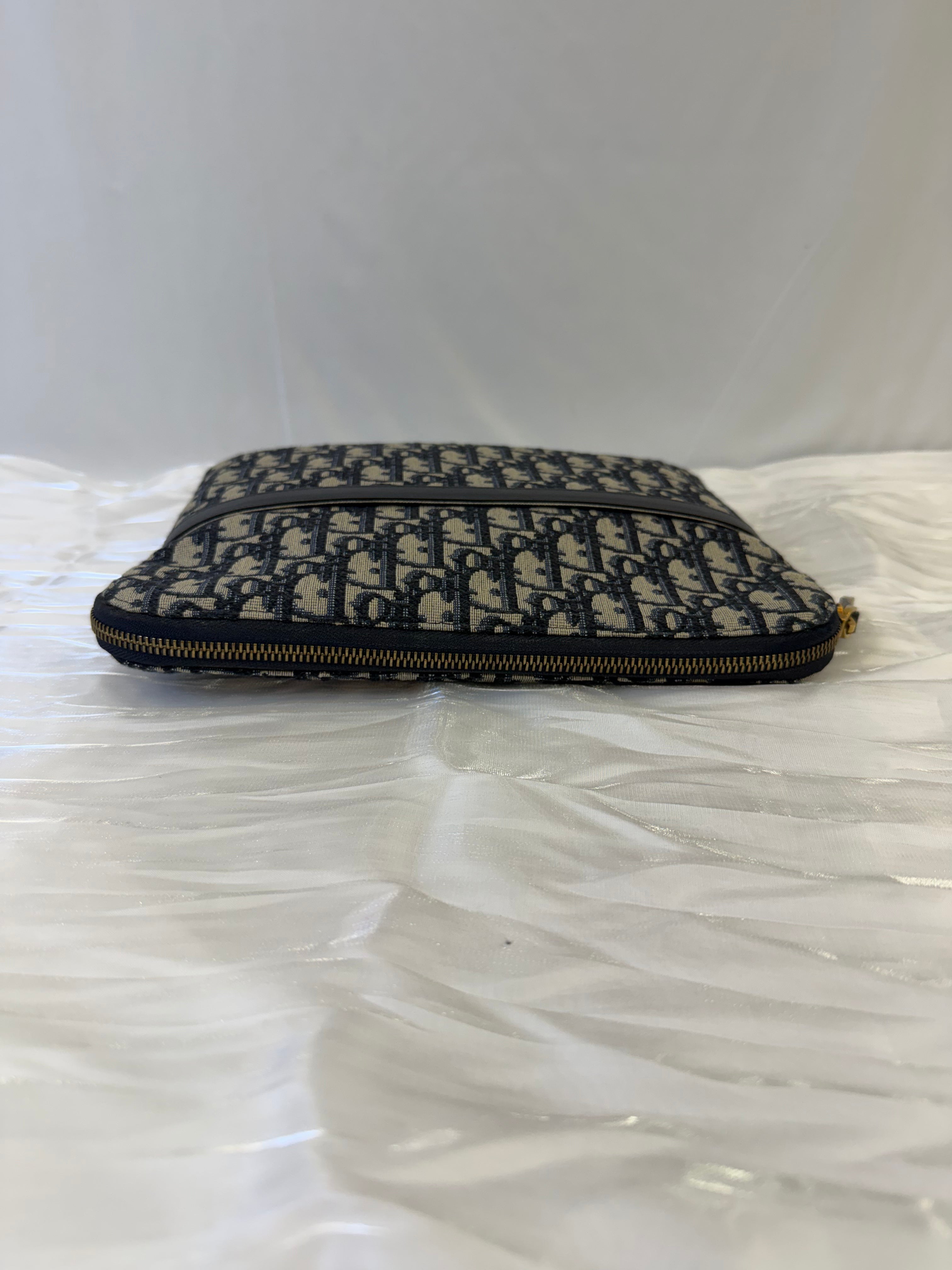 Christian Dior Blue Canvas Oblique Travel Set