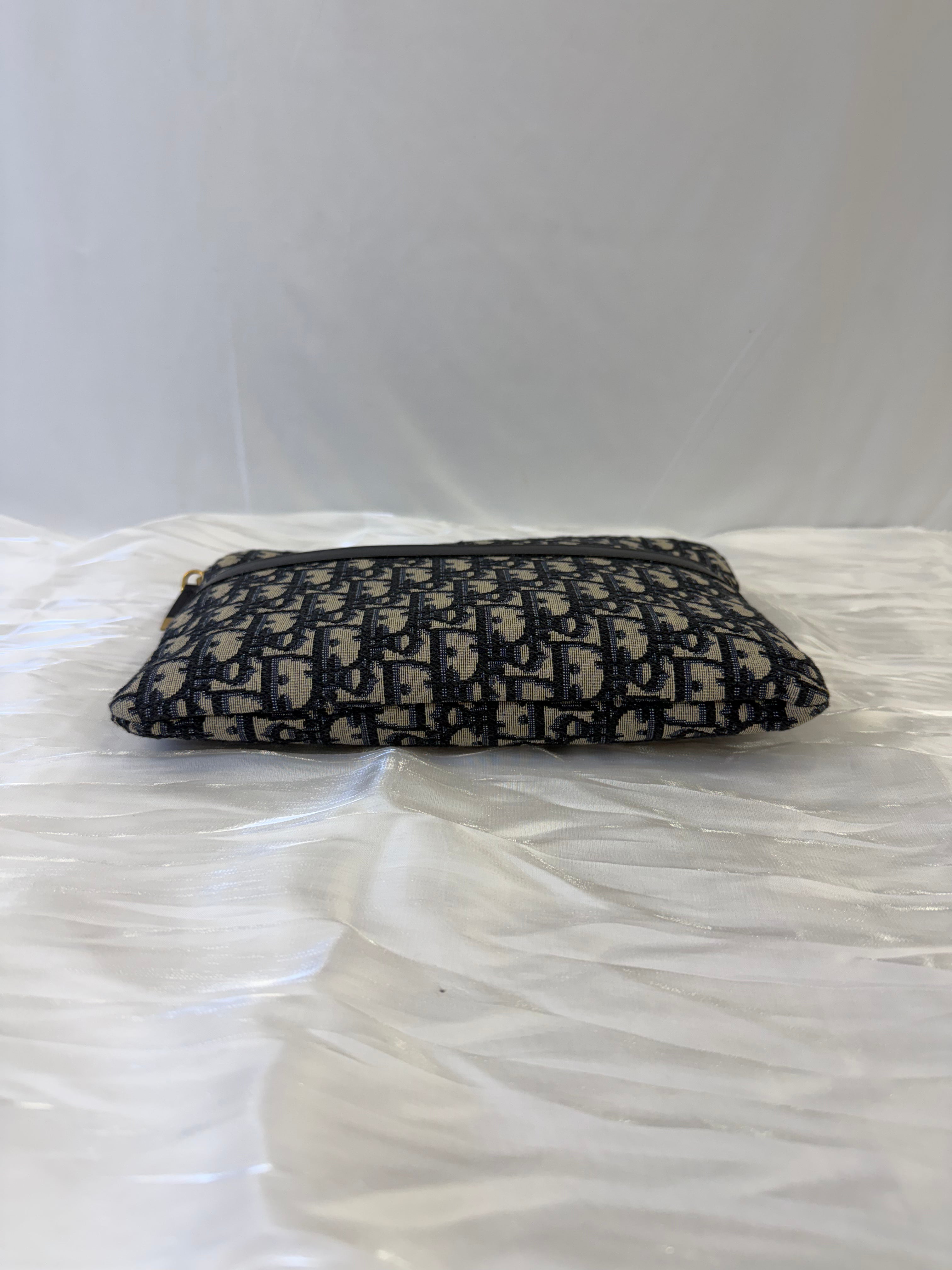 Christian Dior Blue Canvas Oblique Travel Set