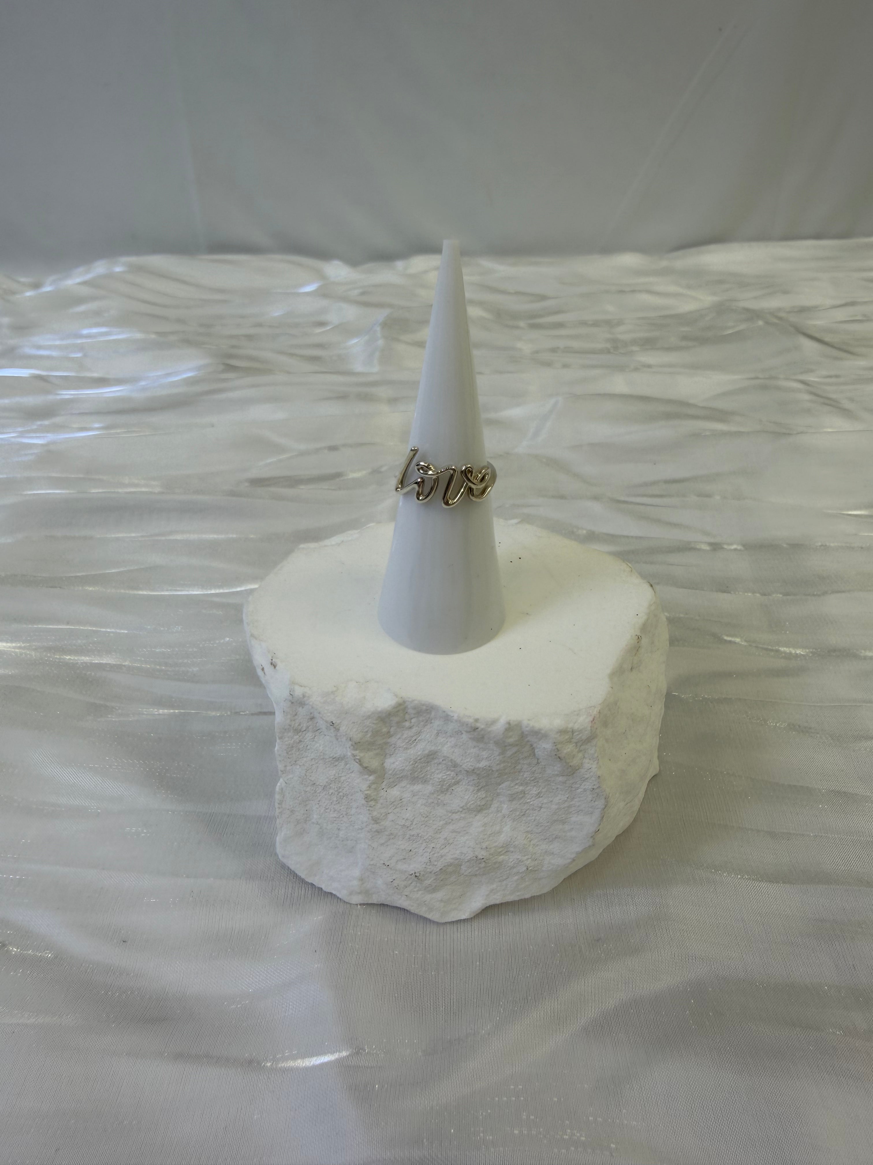 Tiffany And Co Sterling Silver Love Ring