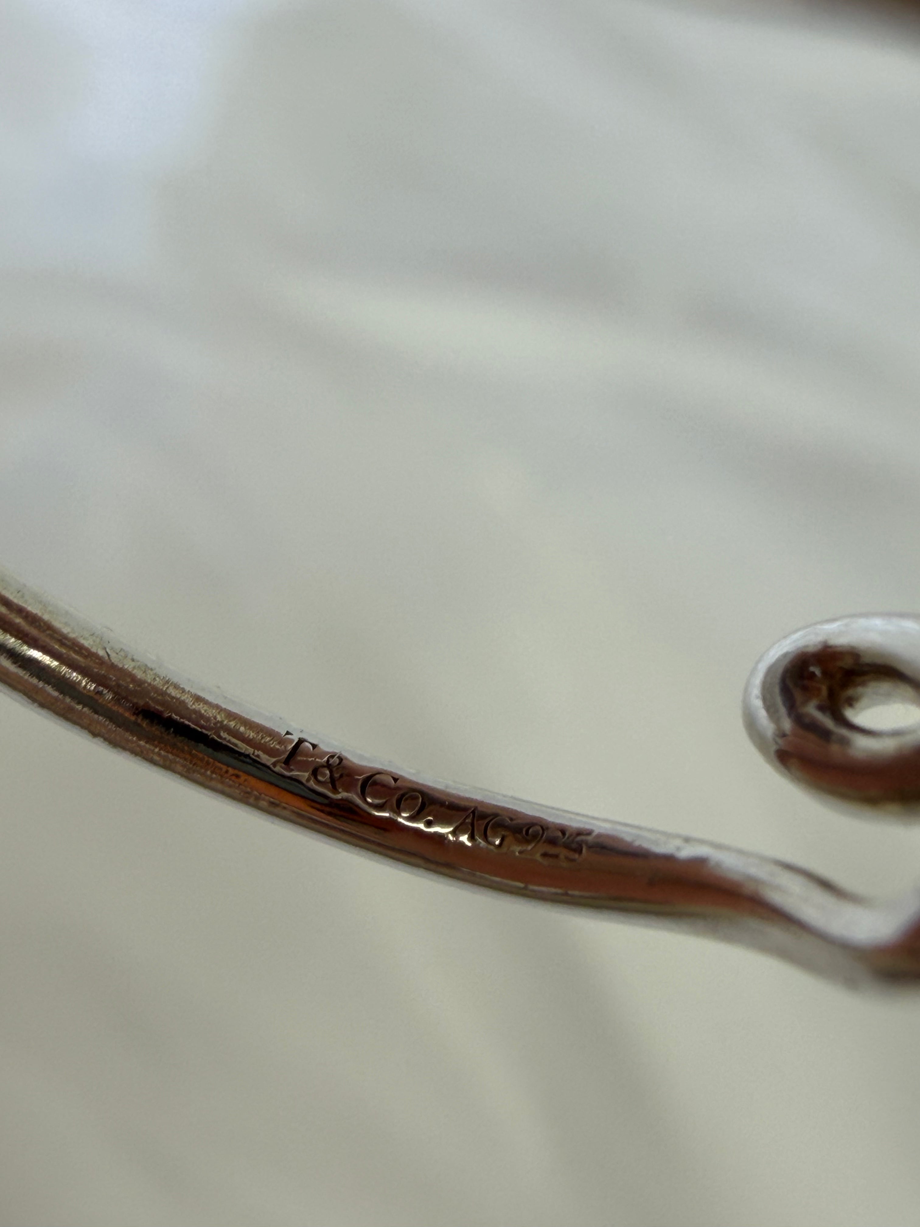 Tiffany And Co Sterling Silver Love Ring