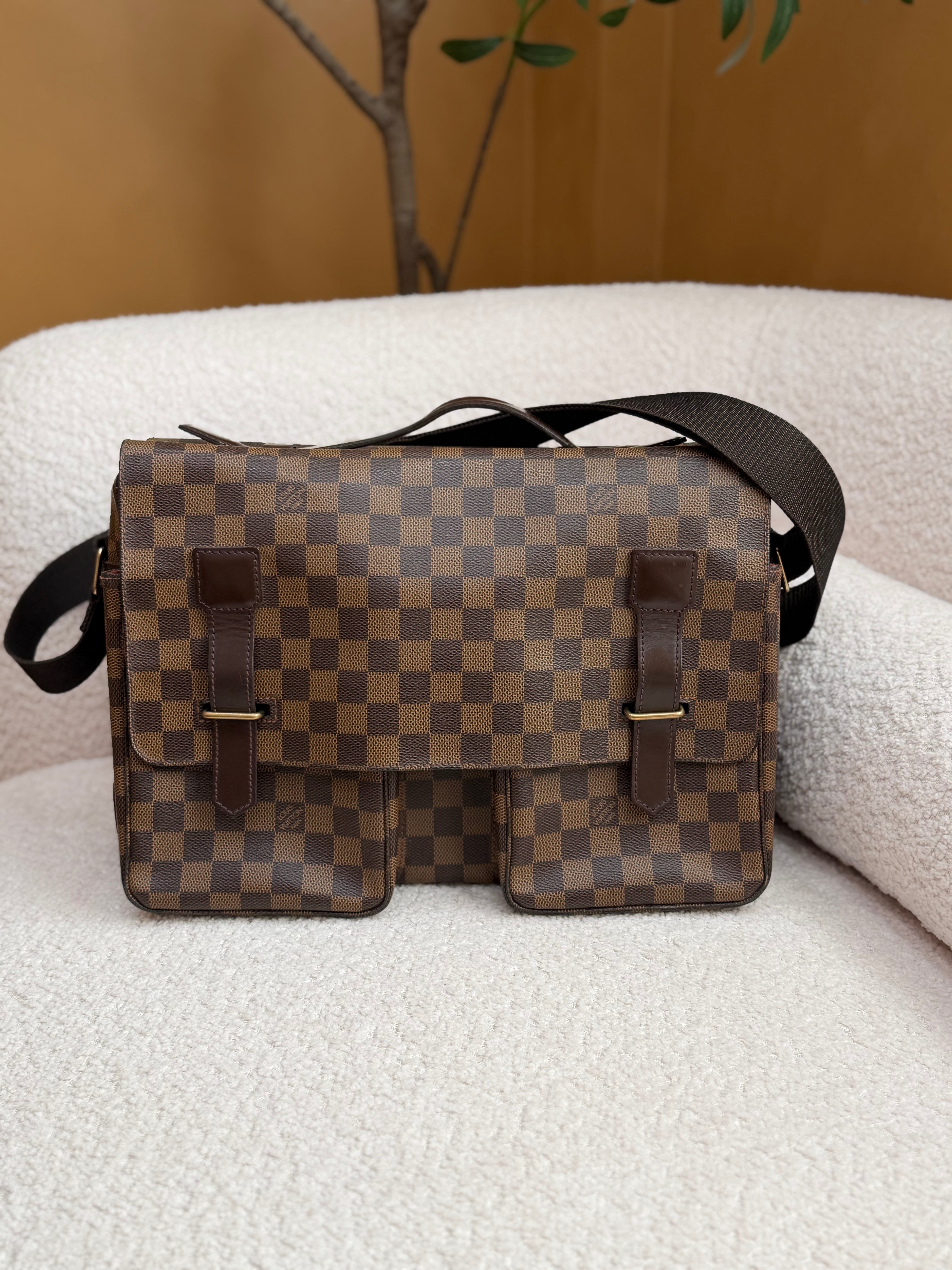 Louis Vuitton Damier Ebene Broadway Messenger Bag