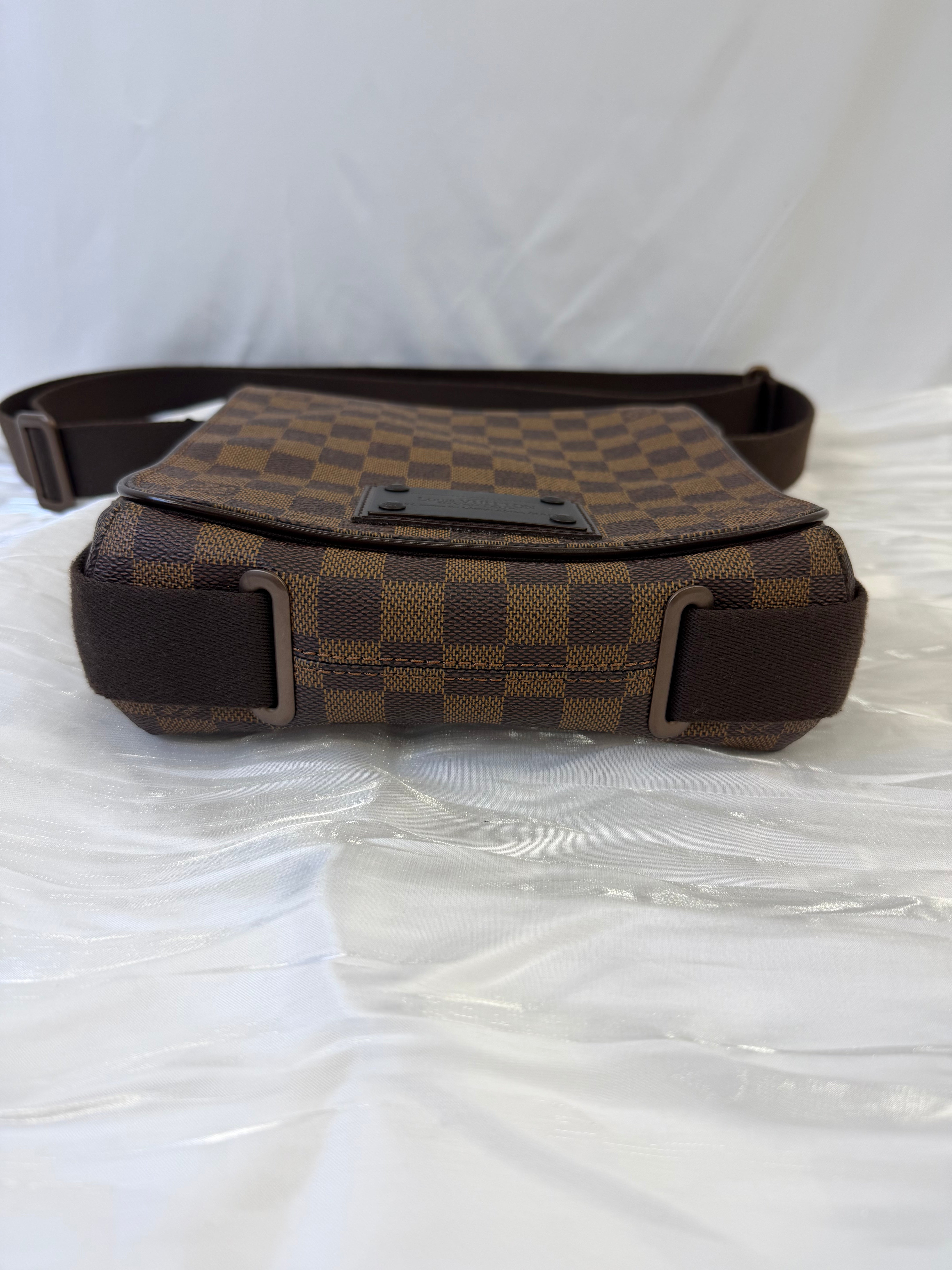 Louis Vuitton Damier Ebene Brooklyn PM Messenger Bag
