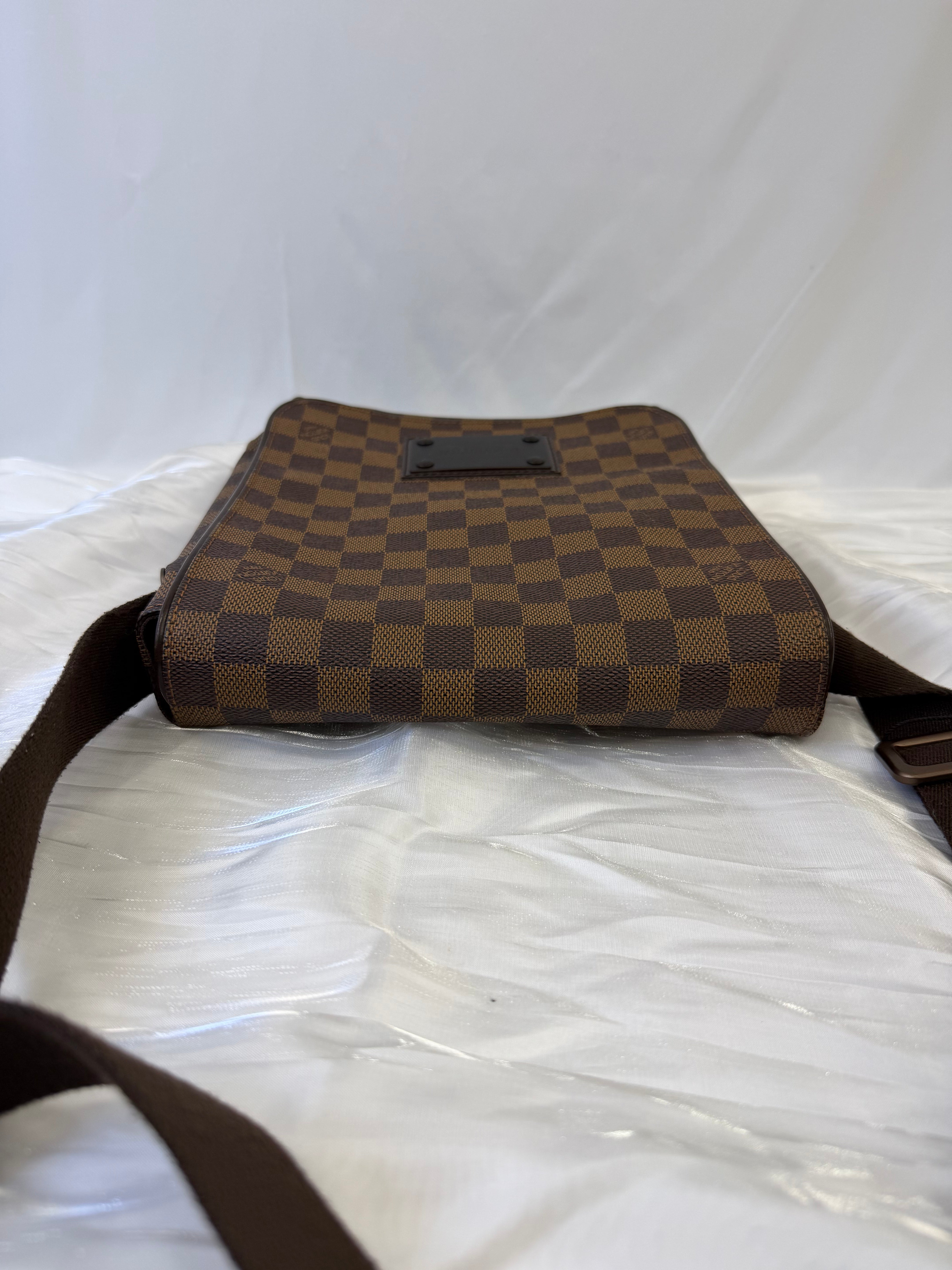 Louis Vuitton Damier Ebene Brooklyn PM Messenger Bag