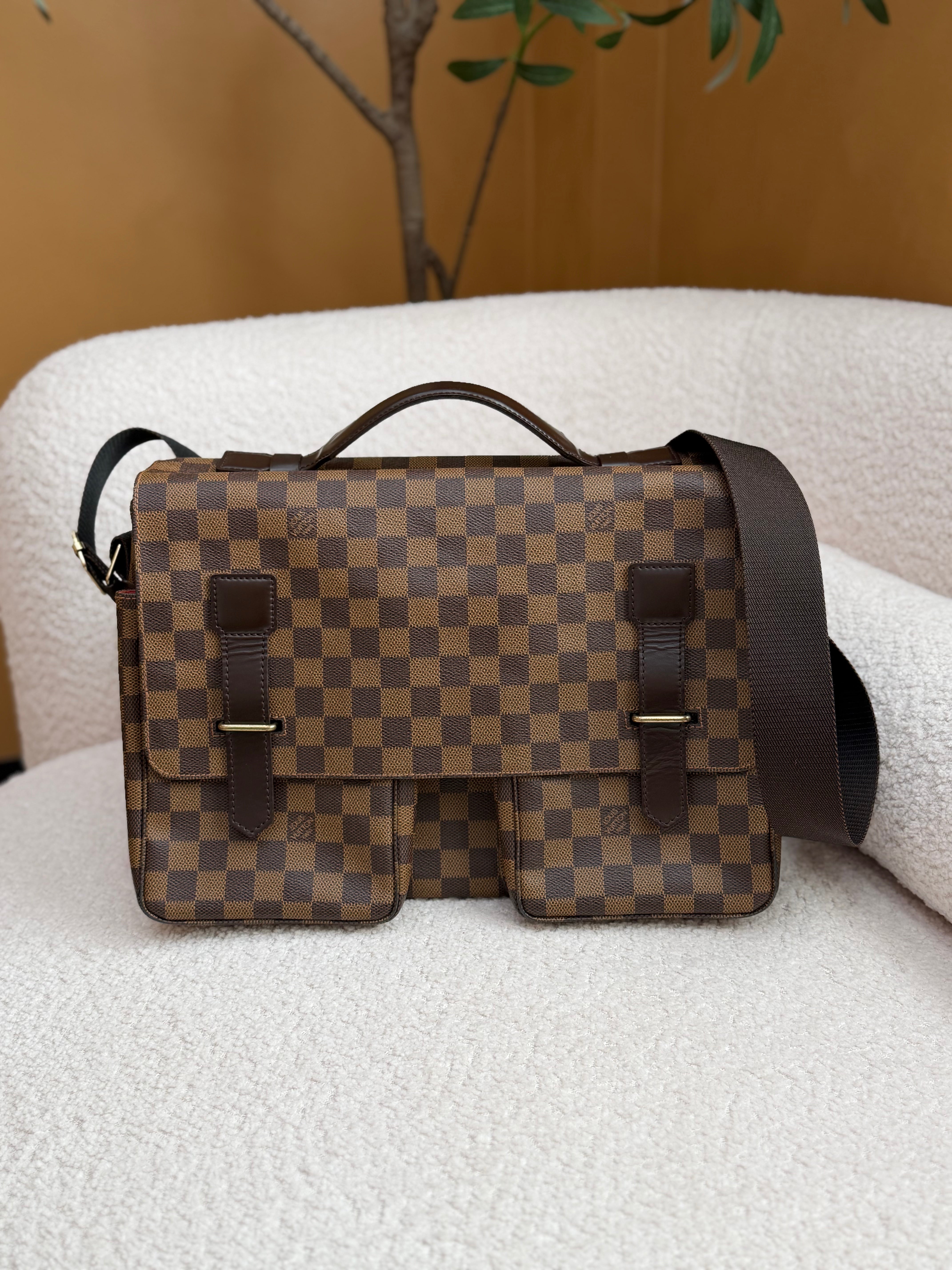 Louis Vuitton Damier Ebene Broadway Messenger Bag