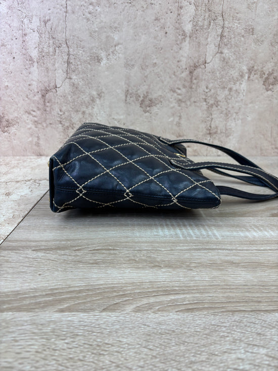 Chanel Black Quilted Wildstitch Tote