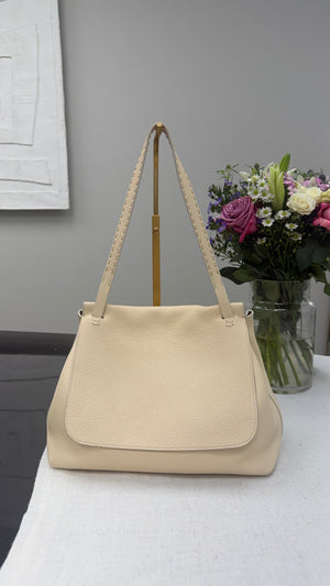 *DONS DROP* The Row Cream Grained Leather Hobo Bag