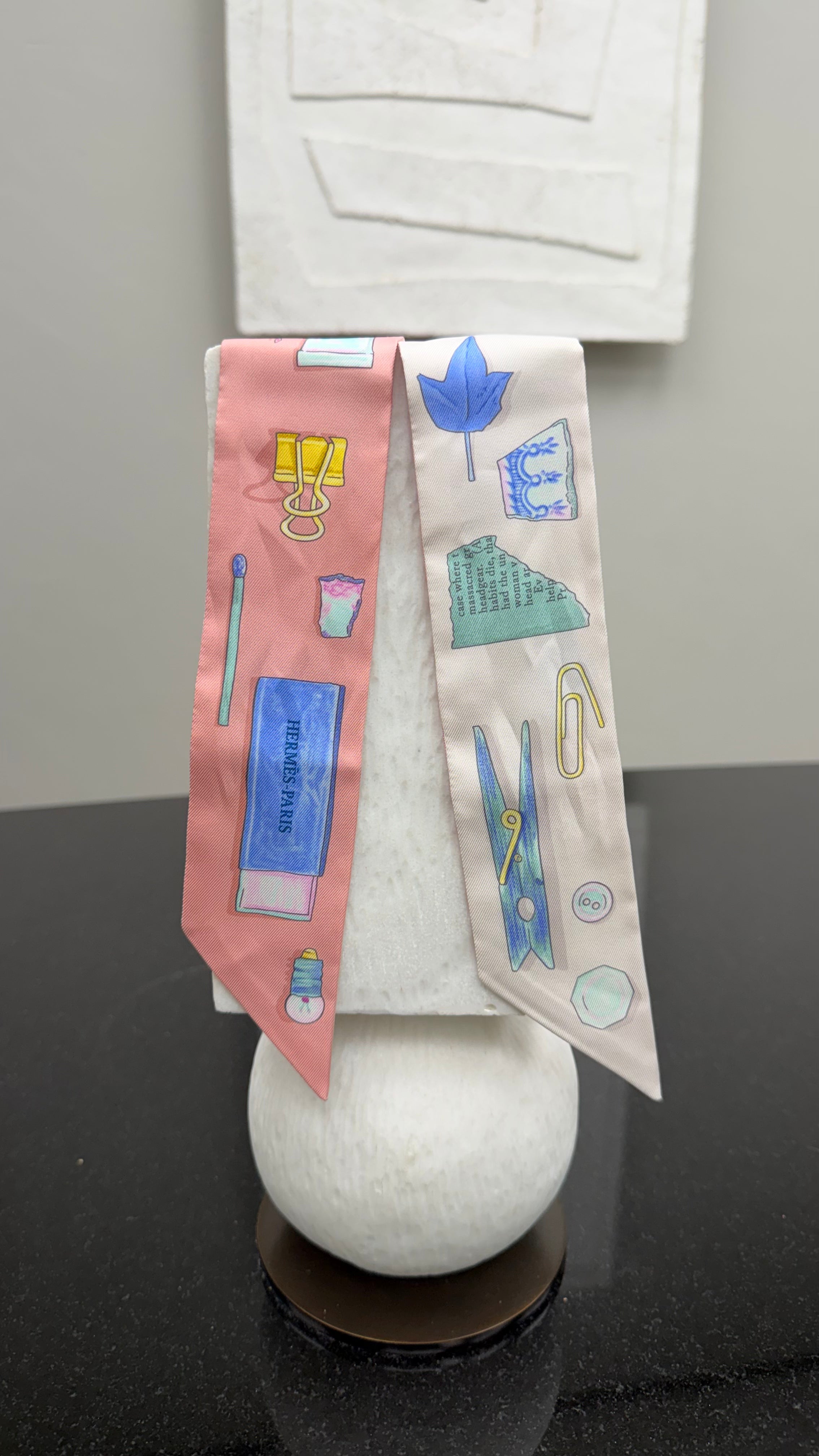*DONS PRE DROP* Hermes Pink Silk In The Pocket Twilly